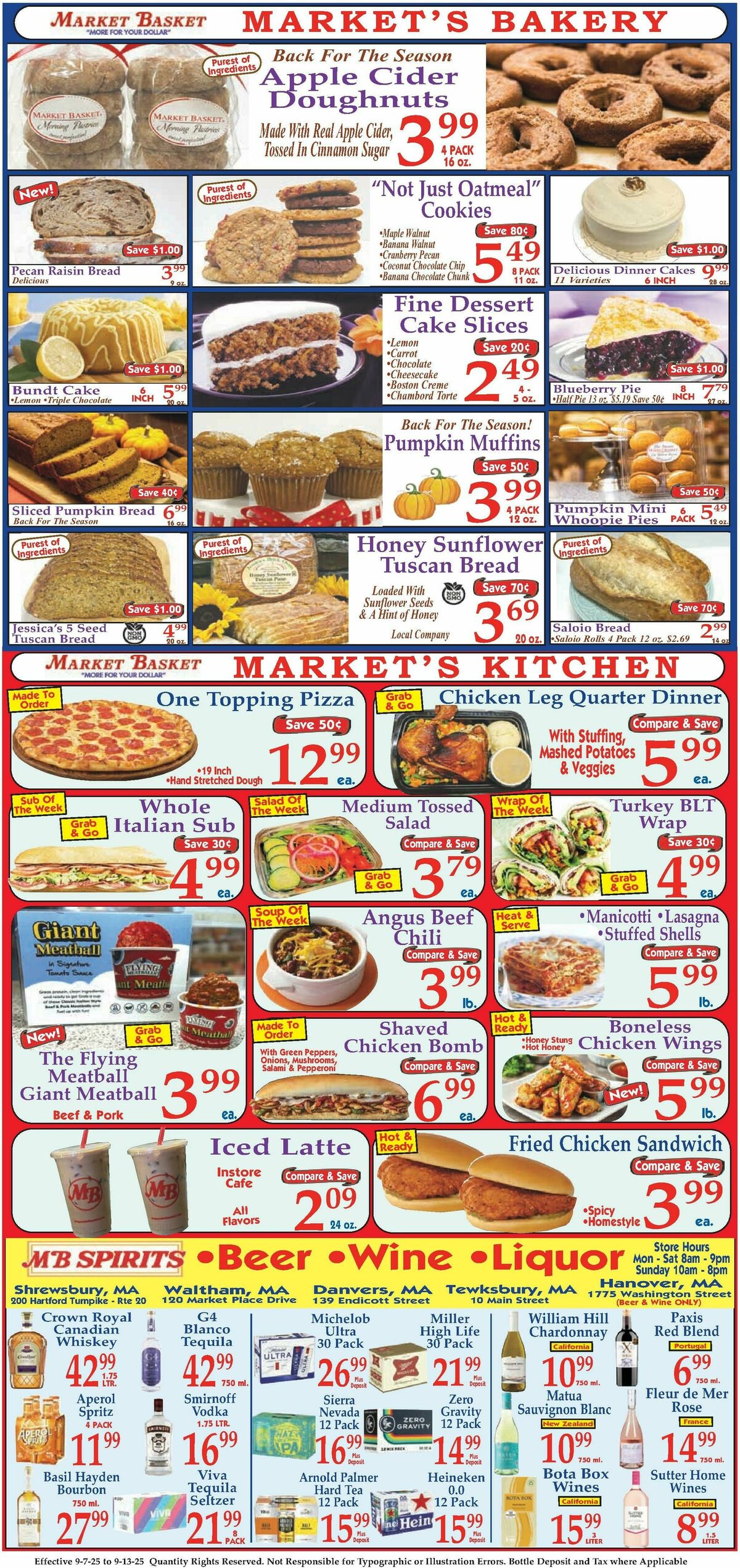 Market Basket Weekly Ad from September 7