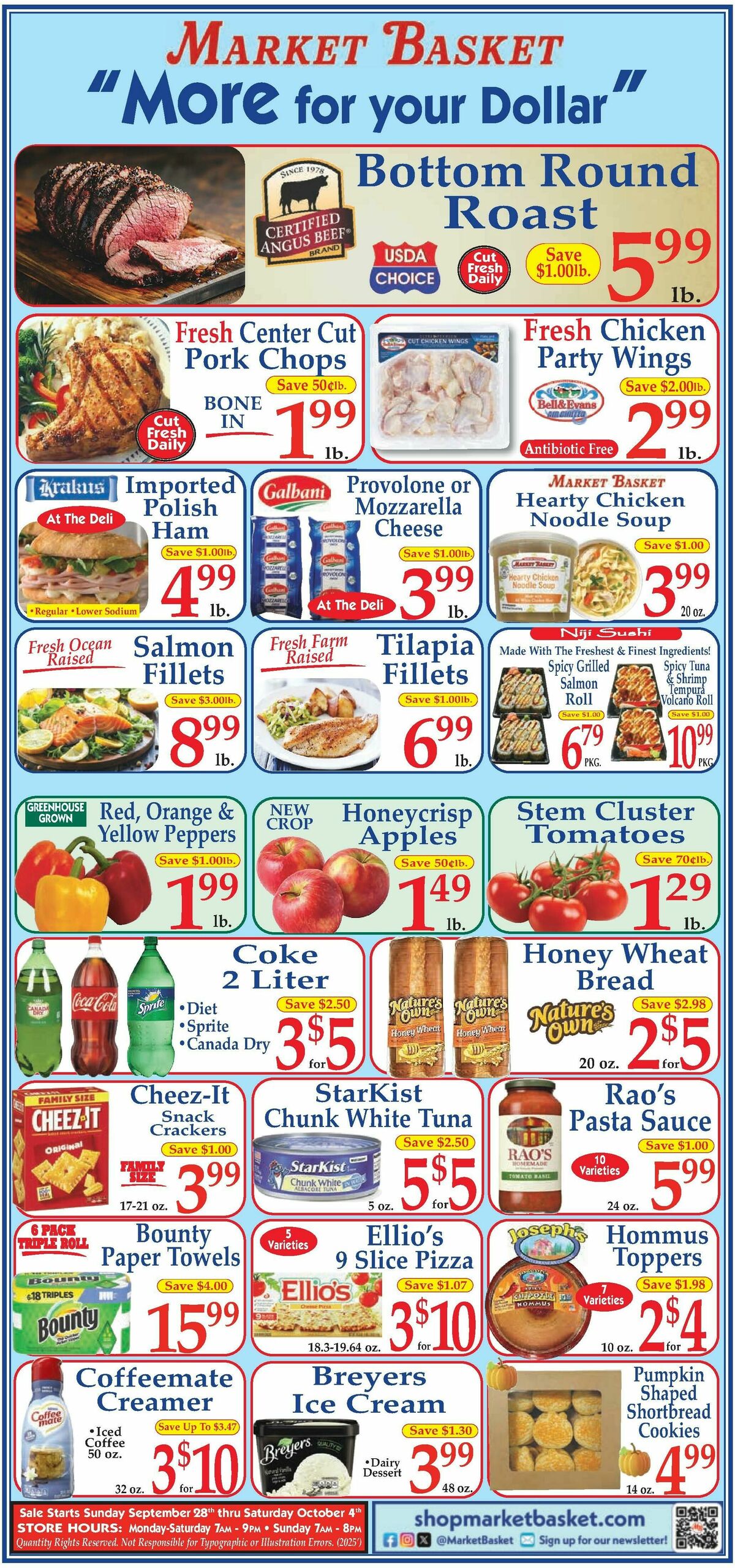 Market Basket Weekly Ad from September 28