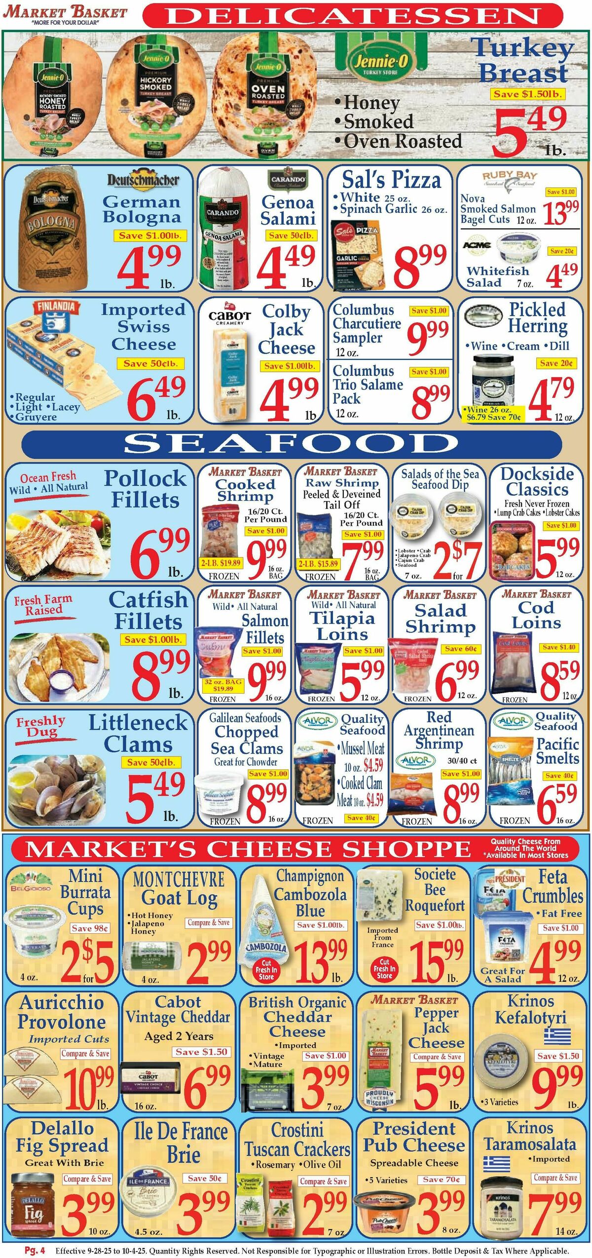 Market Basket Weekly Ad from September 28