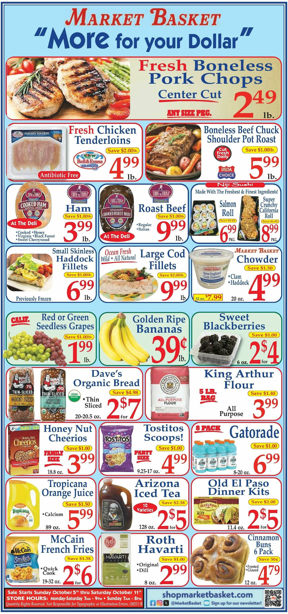 Market Basket Weekly Ad from October 5