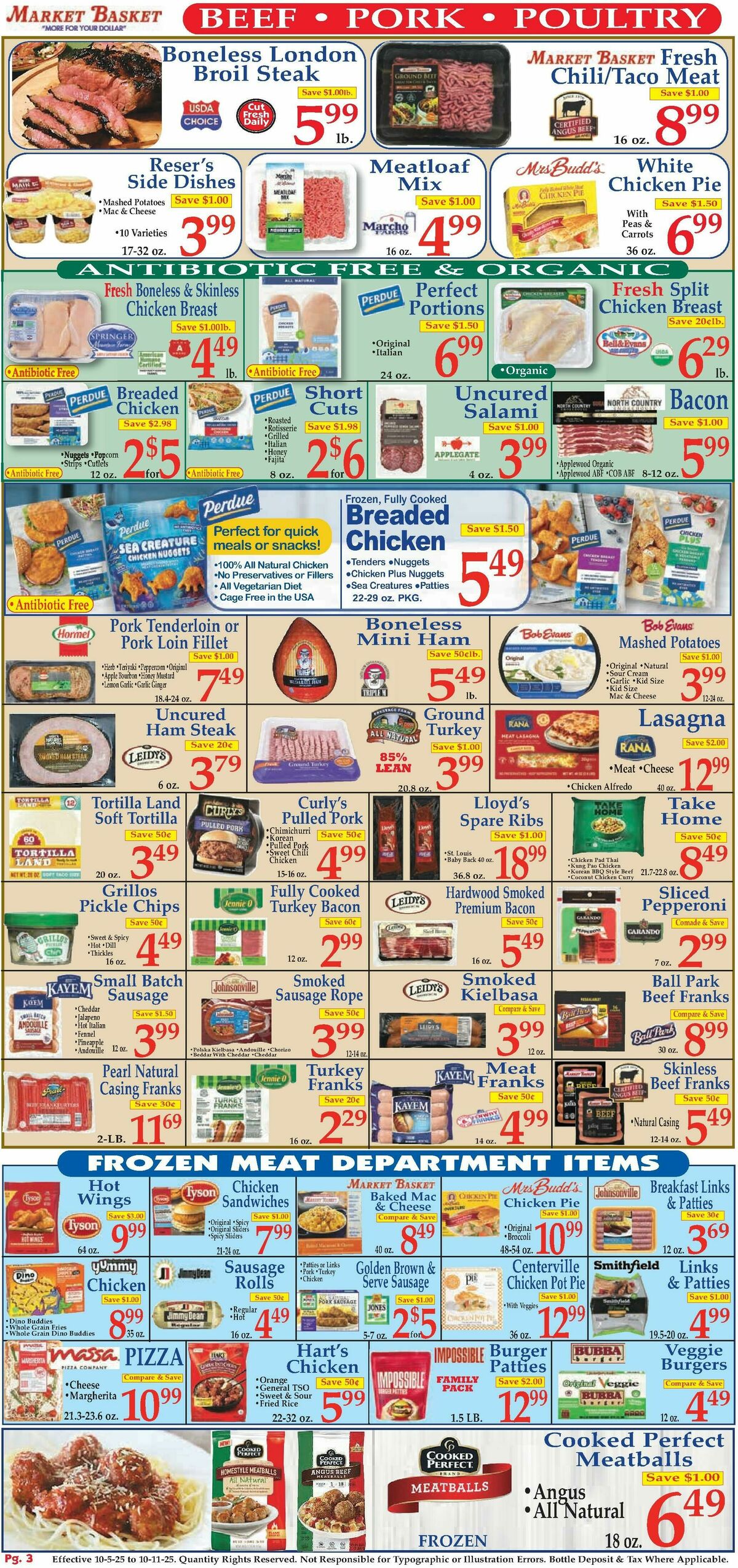 Market Basket Weekly Ad from October 5