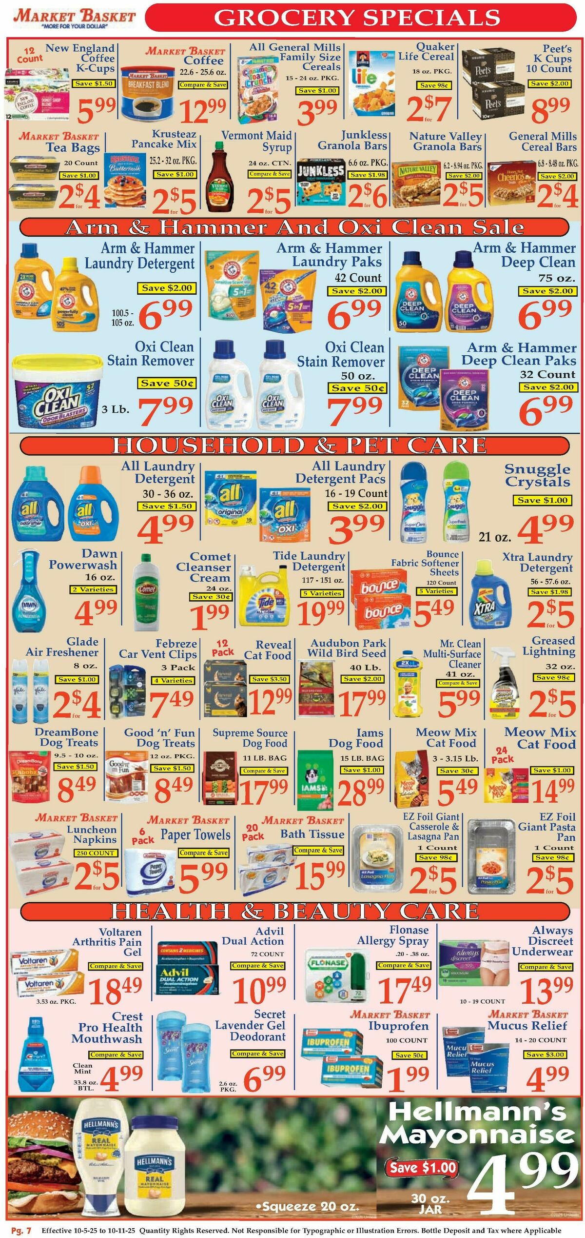 Market Basket Weekly Ad from October 5