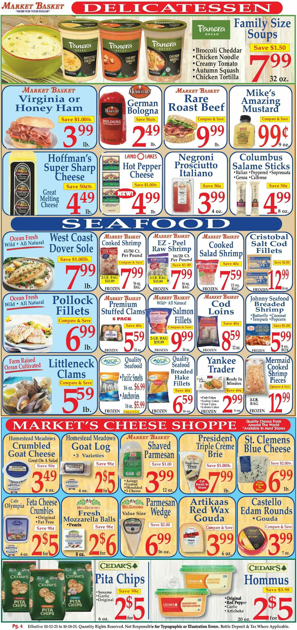 Market Basket Weekly Ad from October 12
