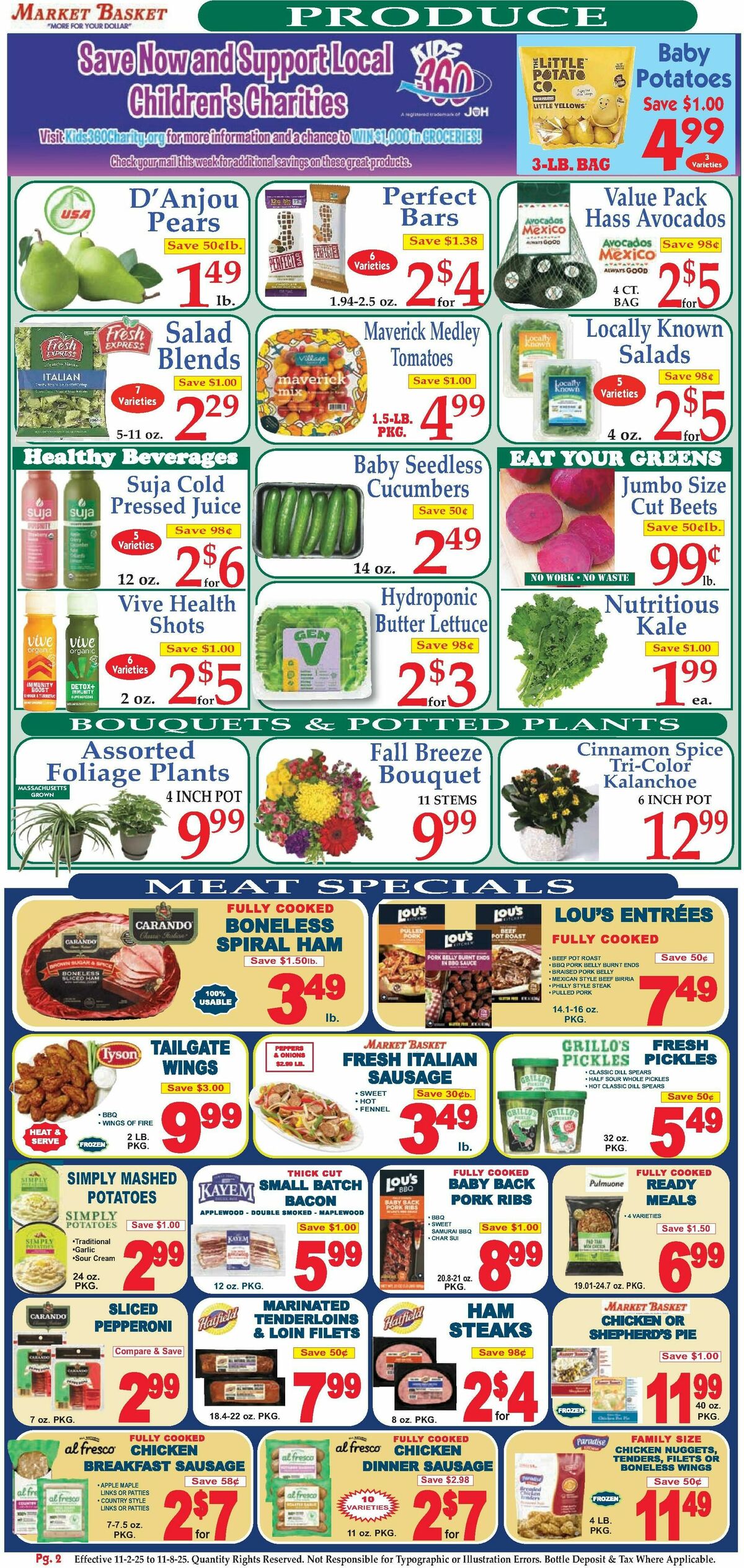 Market Basket Weekly Ad from November 2