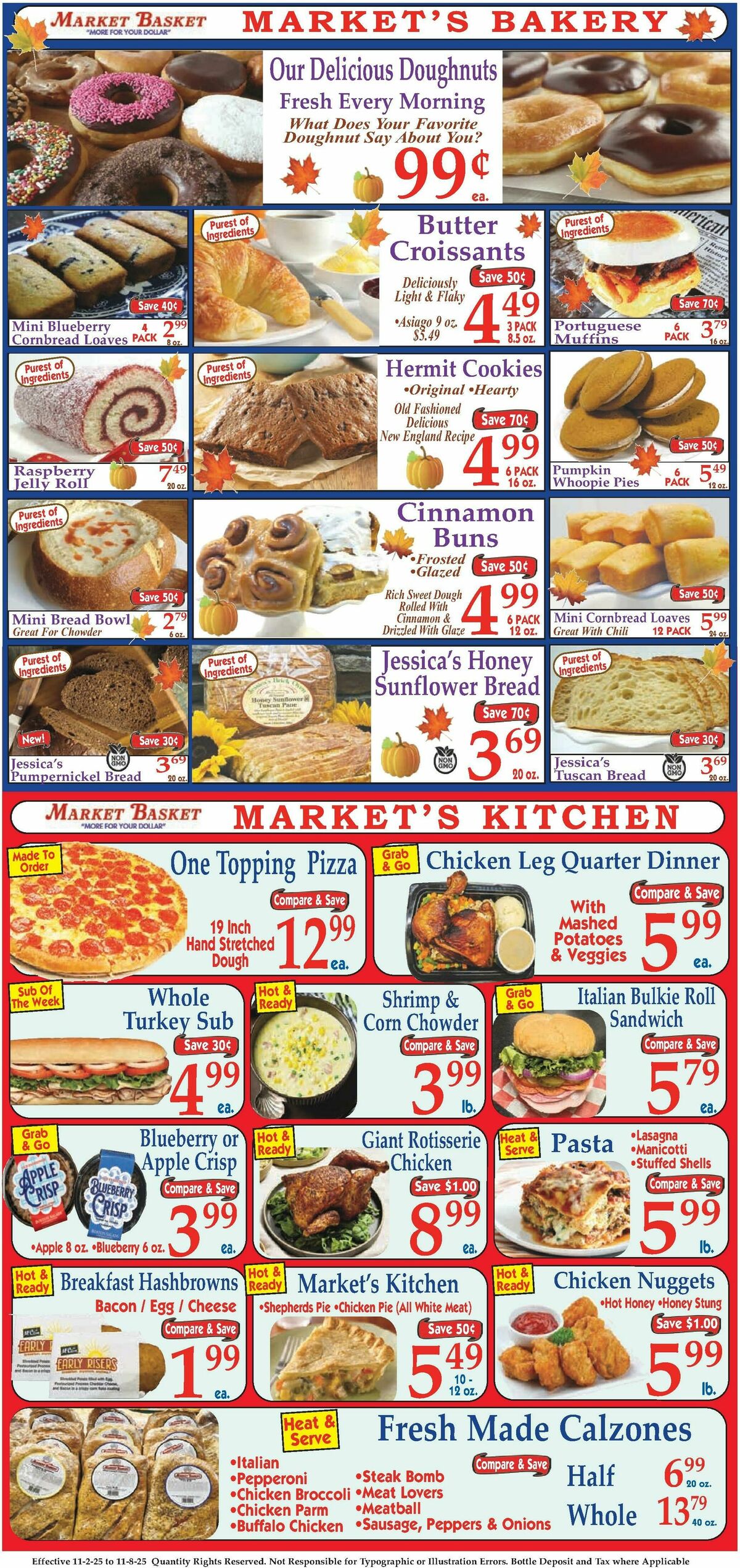 Market Basket Weekly Ad from November 2