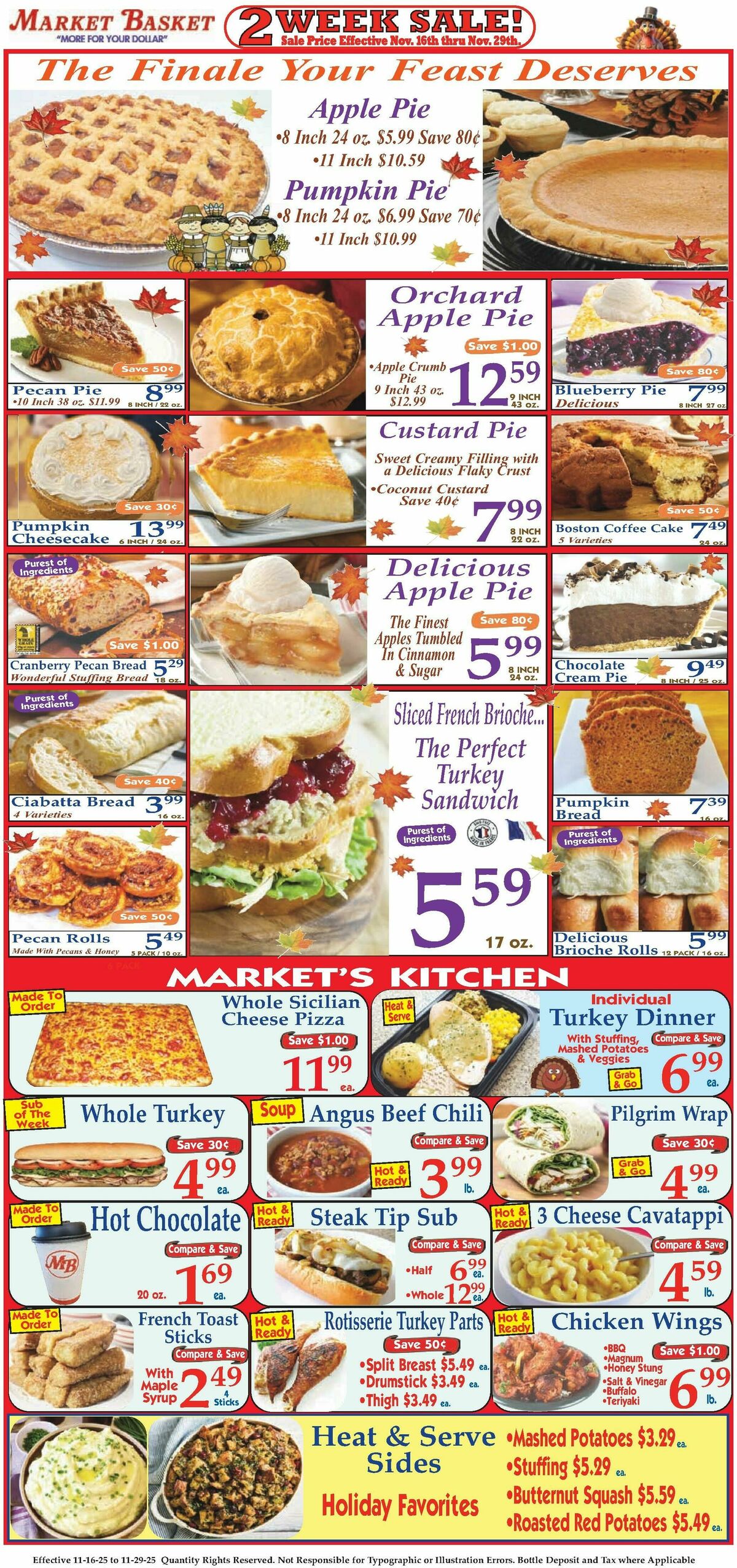 Market Basket Weekly Ad from November 16