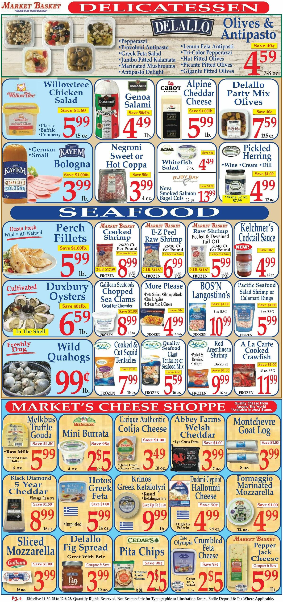 Market Basket Weekly Ad from November 30