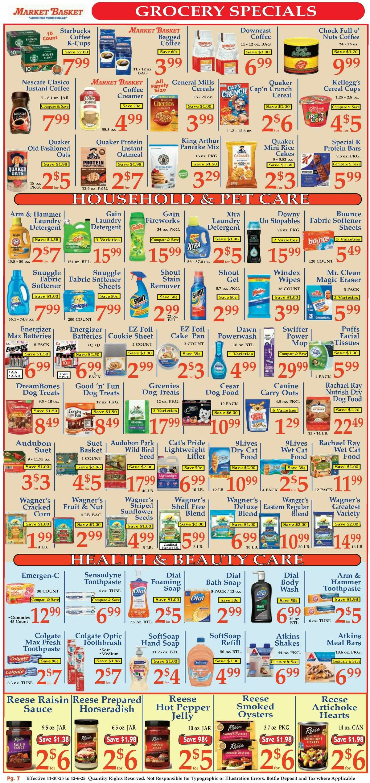 Market Basket Weekly Ad from November 30