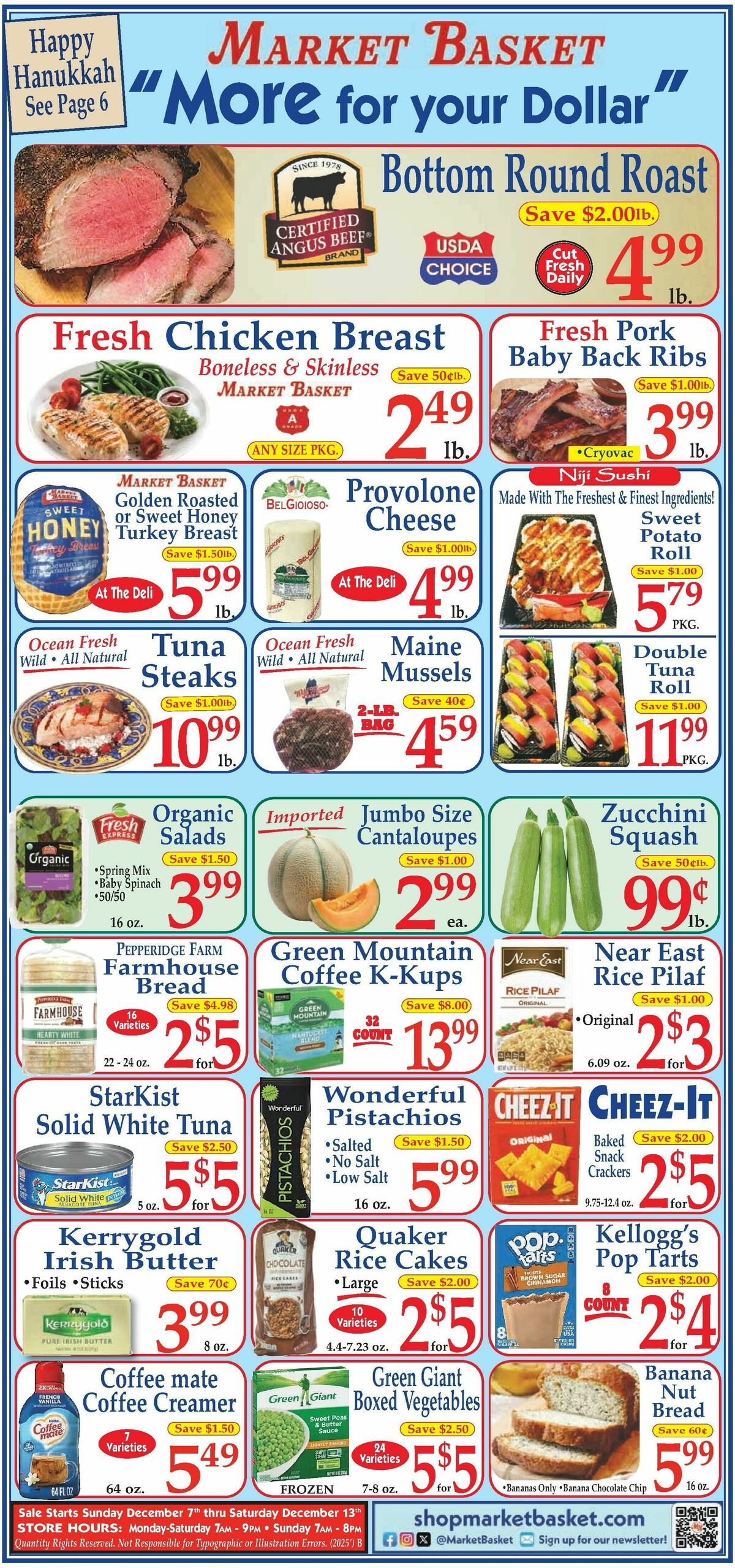 Market Basket Weekly Ad from December 7