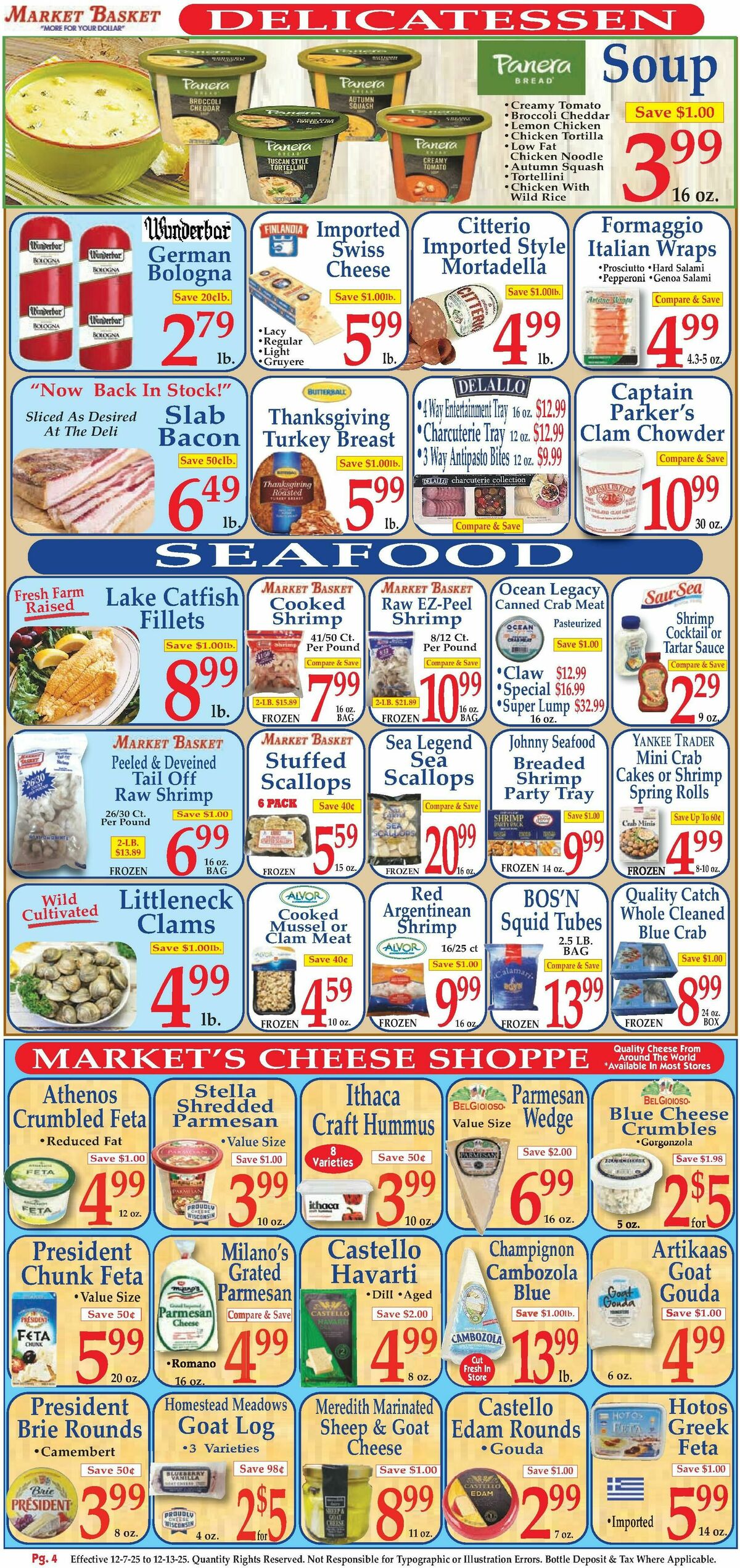 Market Basket Weekly Ad from December 7