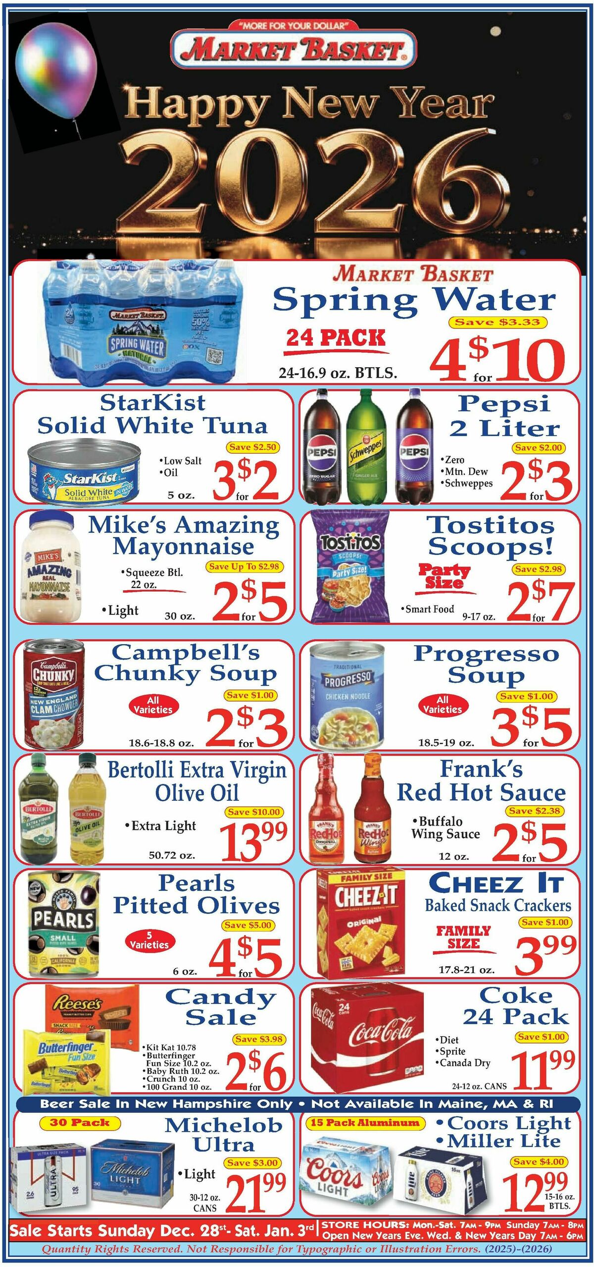 Market Basket Weekly Ad from December 28