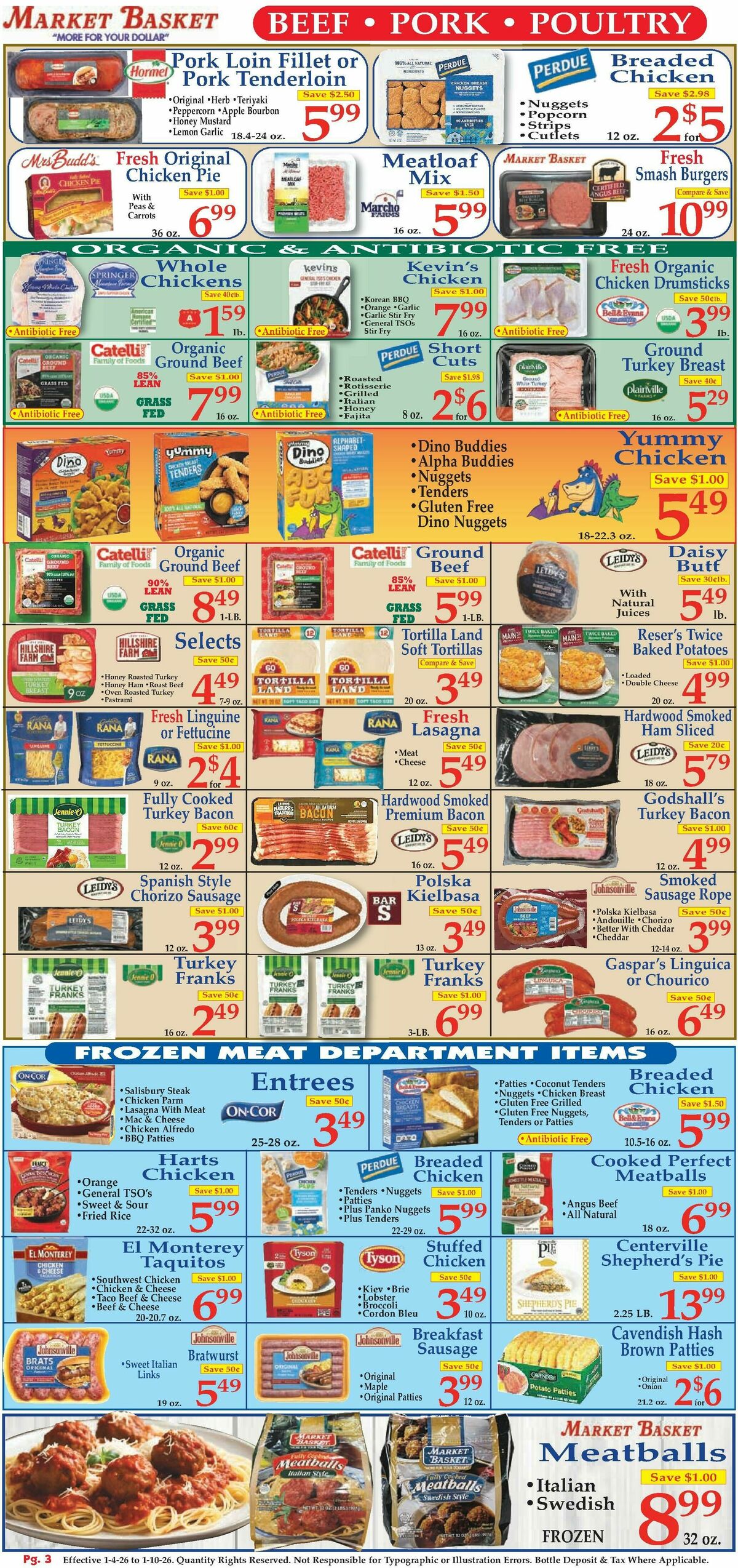 Market Basket Weekly Ad from January 4