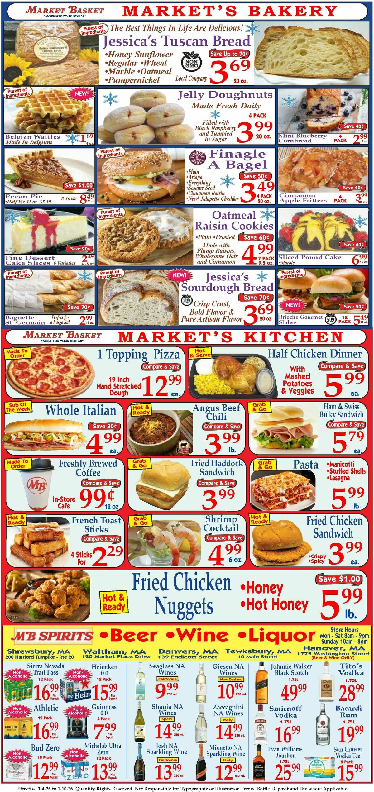 Market Basket Weekly Ad from January 4