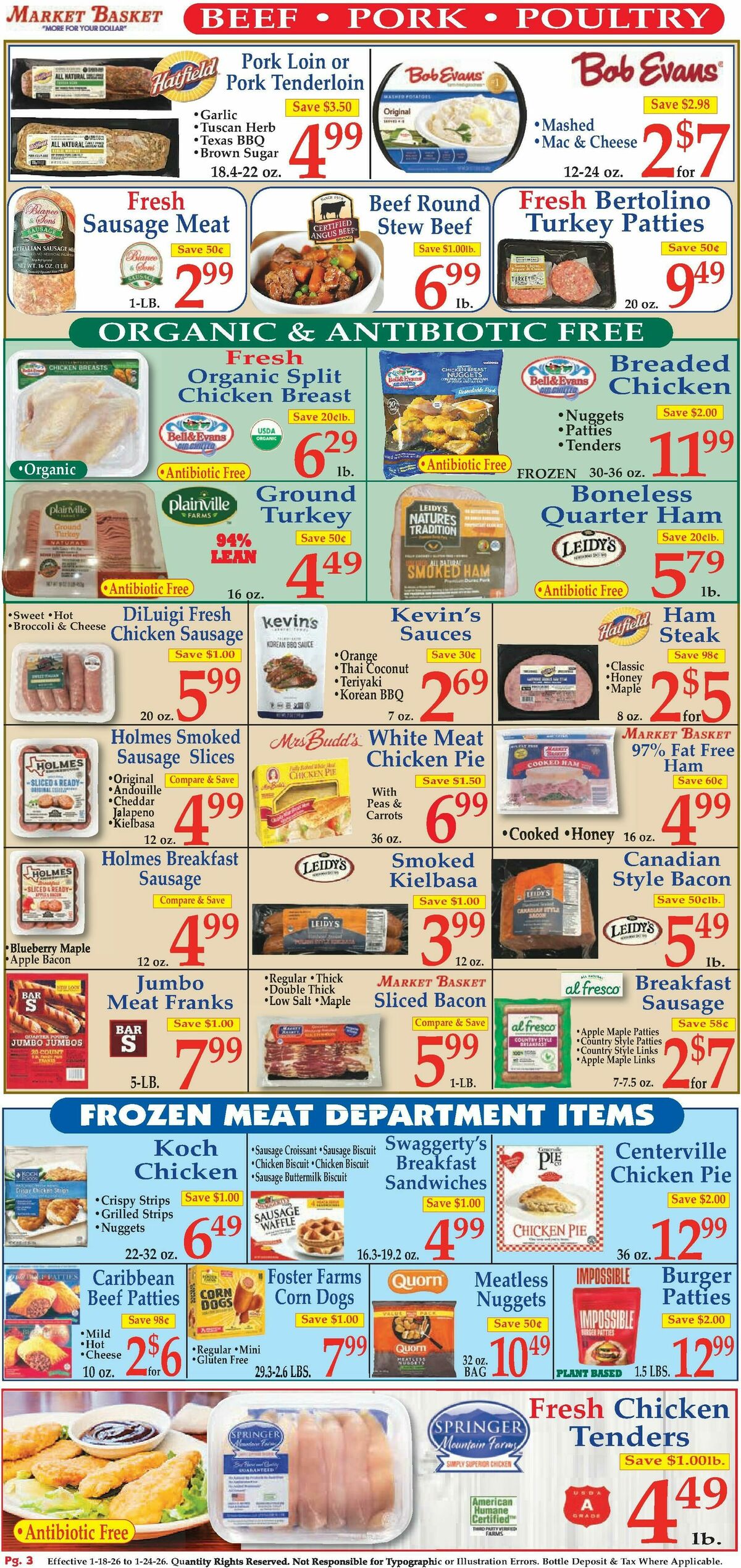 Market Basket Weekly Ad from January 18
