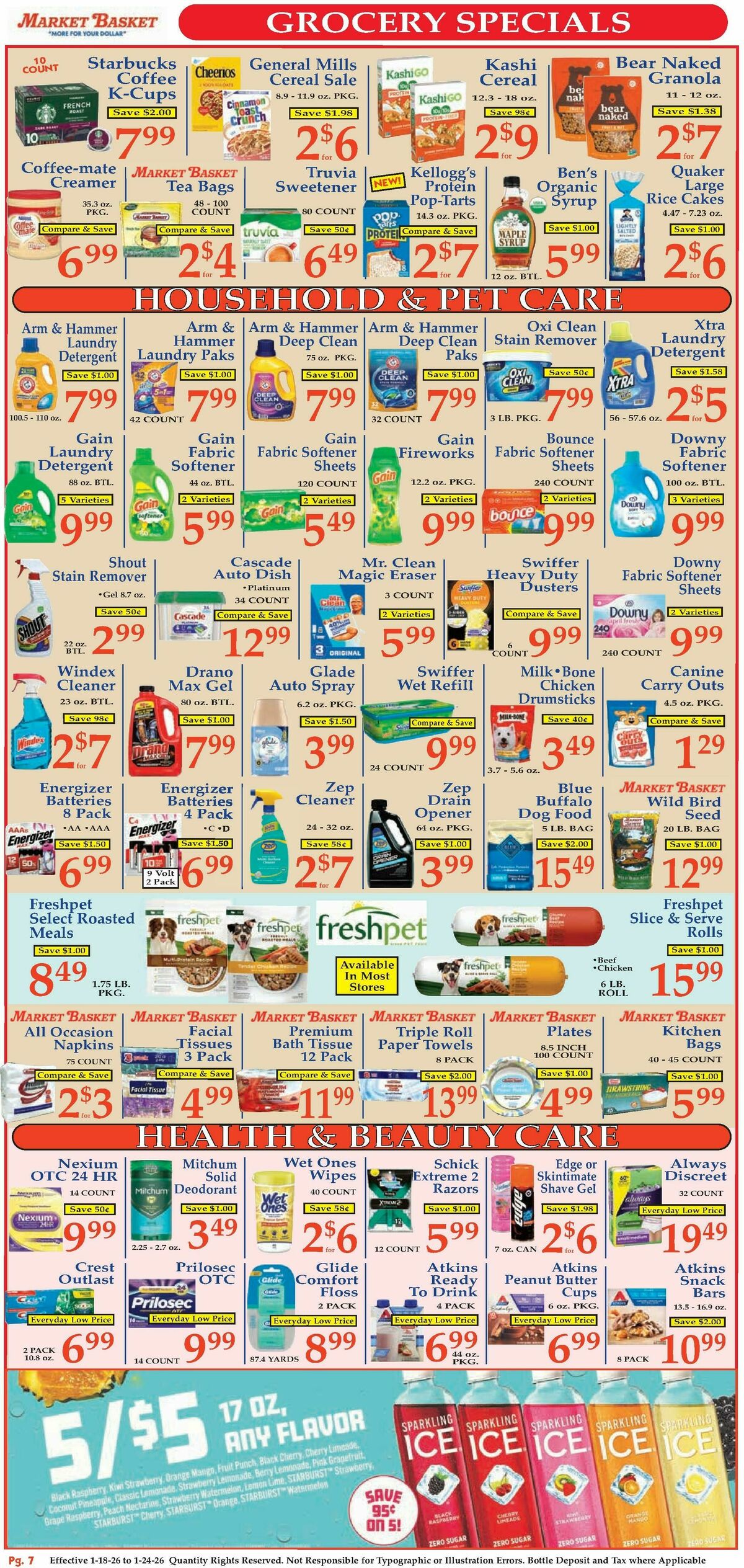Market Basket Weekly Ad from January 18