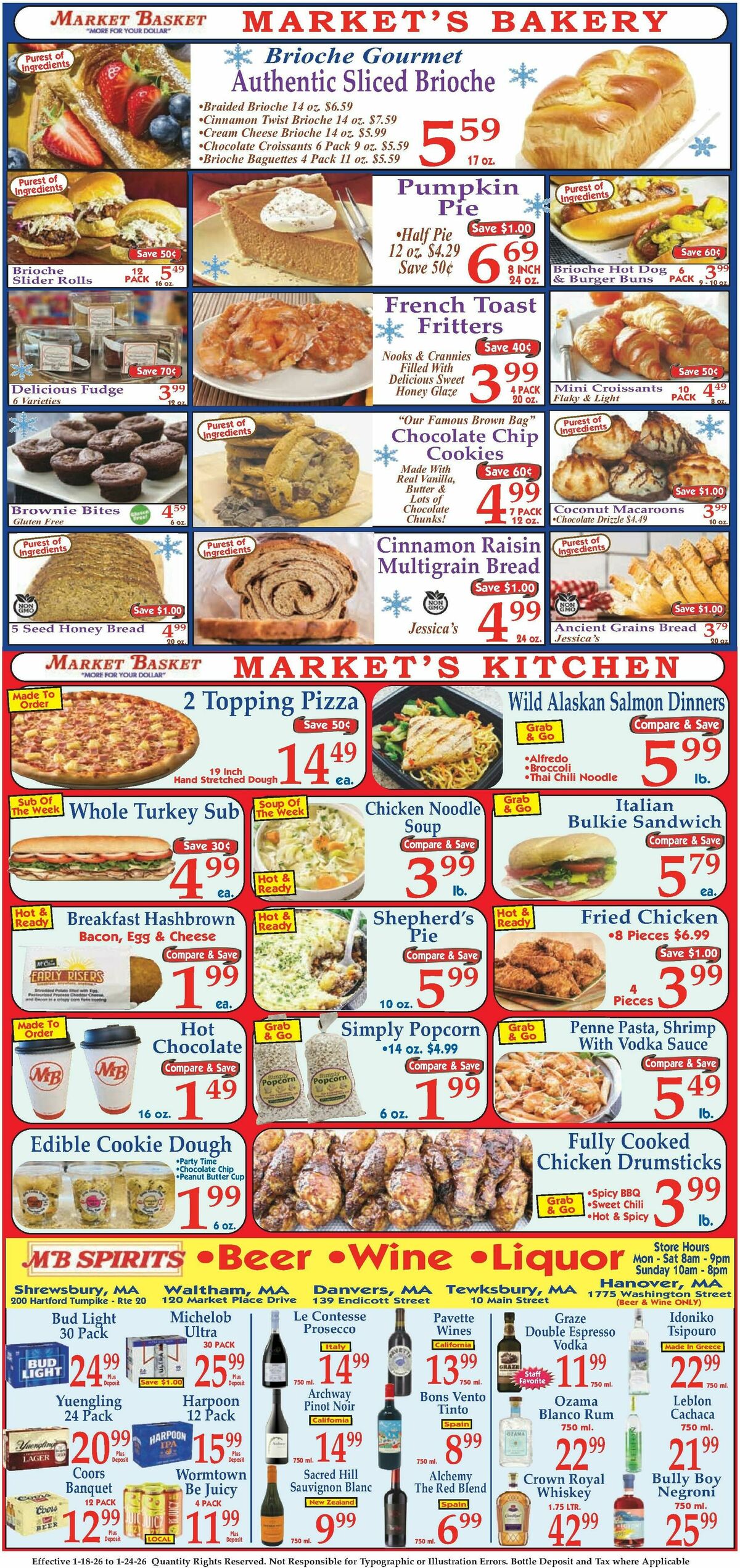 Market Basket Weekly Ad from January 18