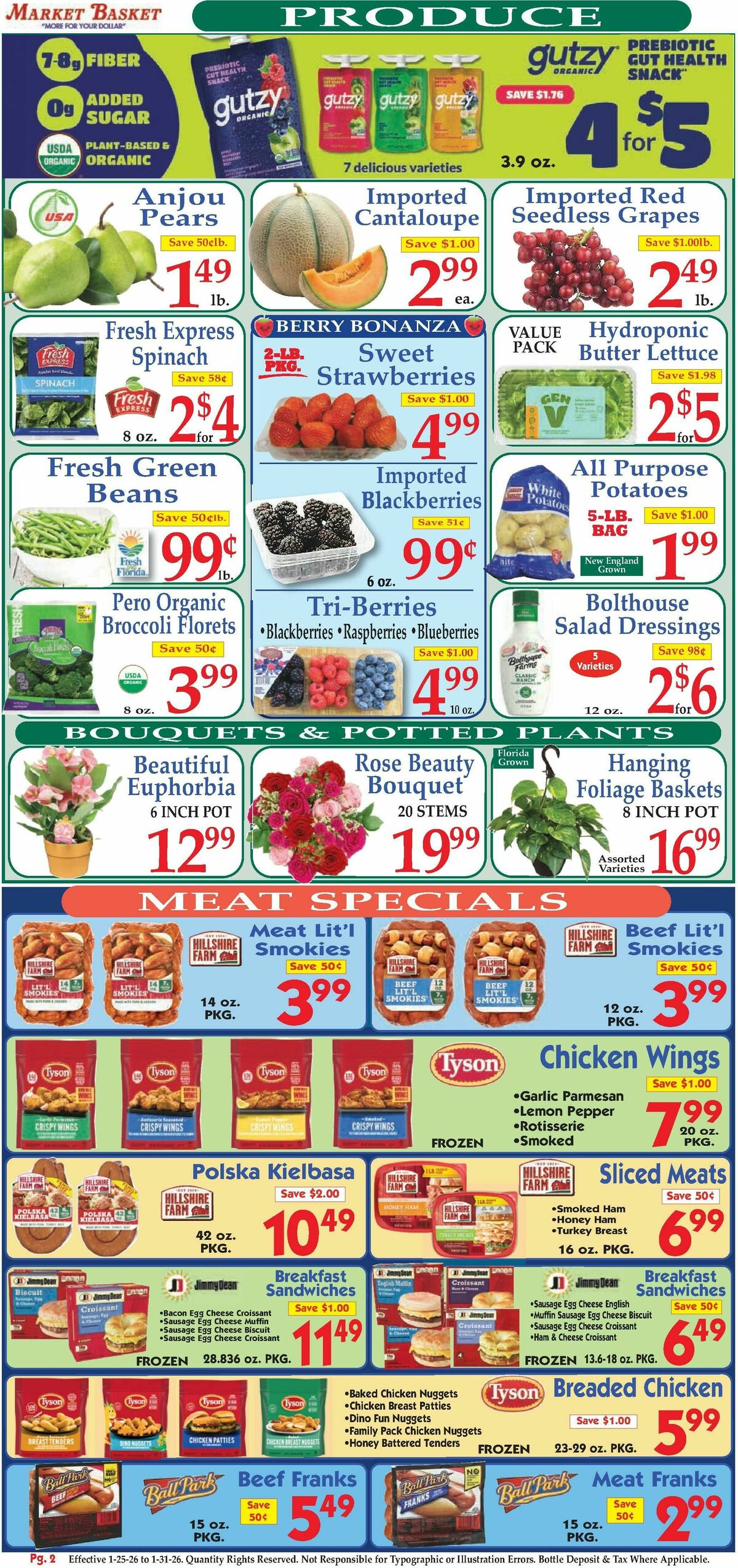 Market Basket Weekly Ad from January 25