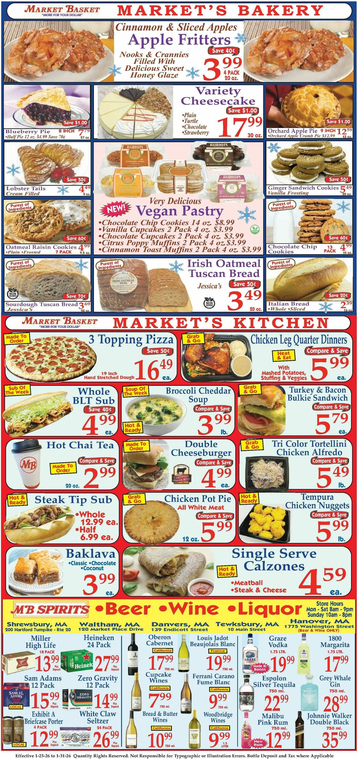 Market Basket Weekly Ad from January 25