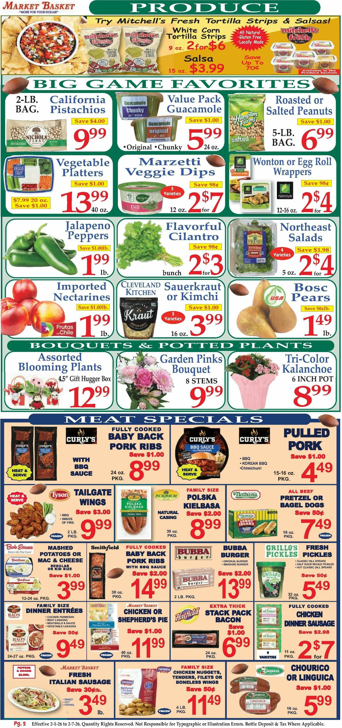 Market Basket Weekly Ad from February 1