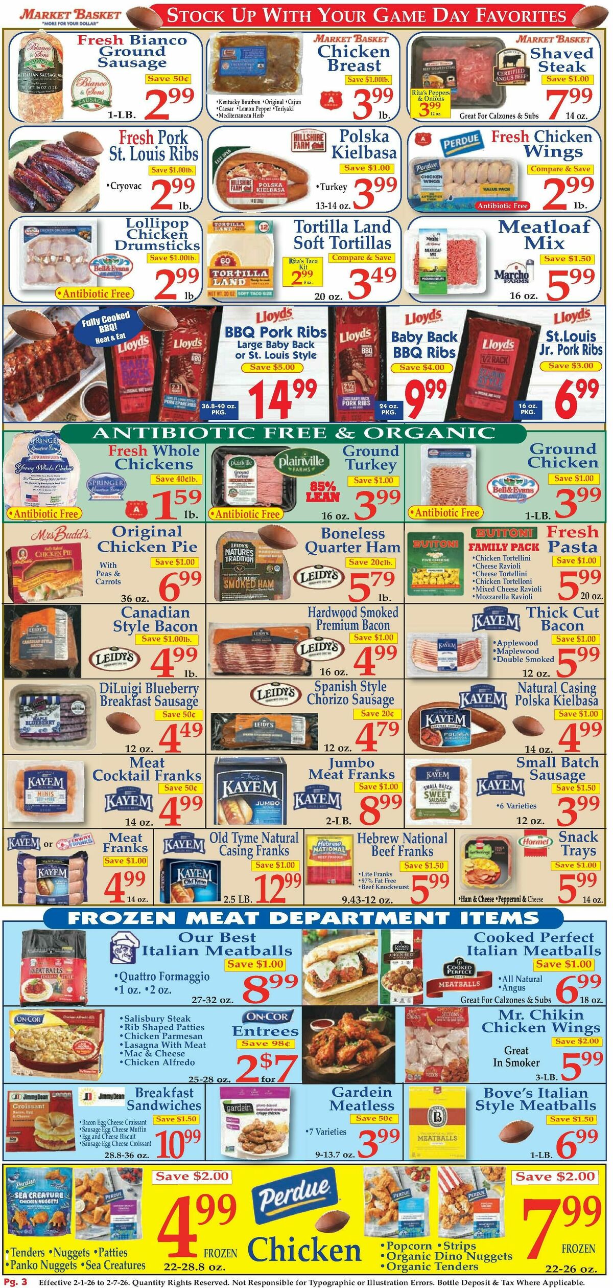 Market Basket Weekly Ad from February 1