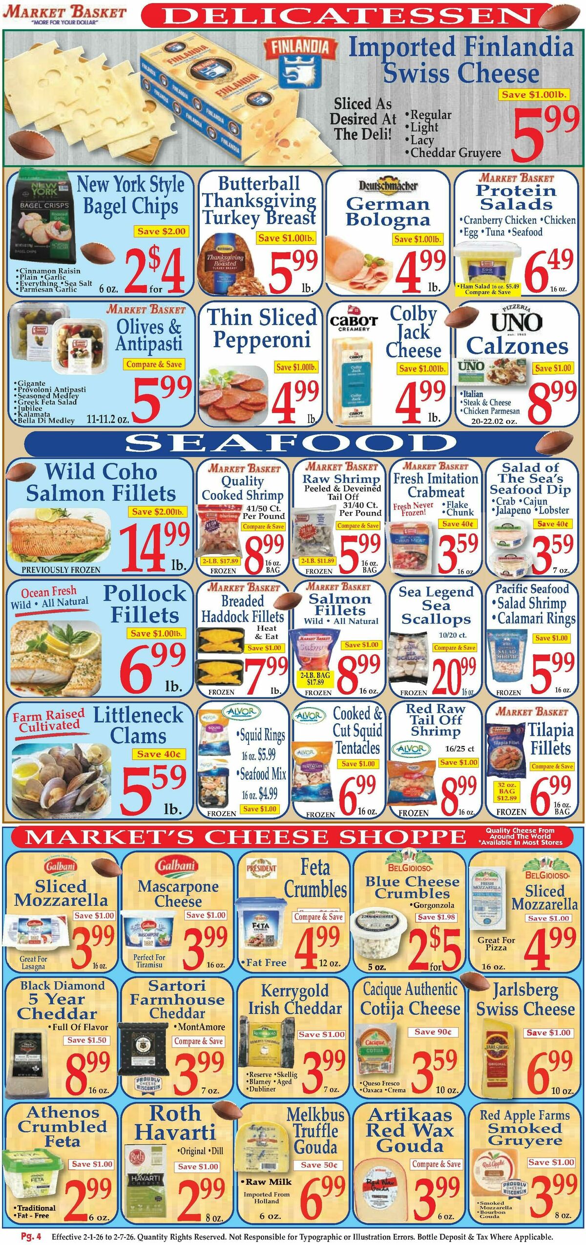 Market Basket Weekly Ad from February 1