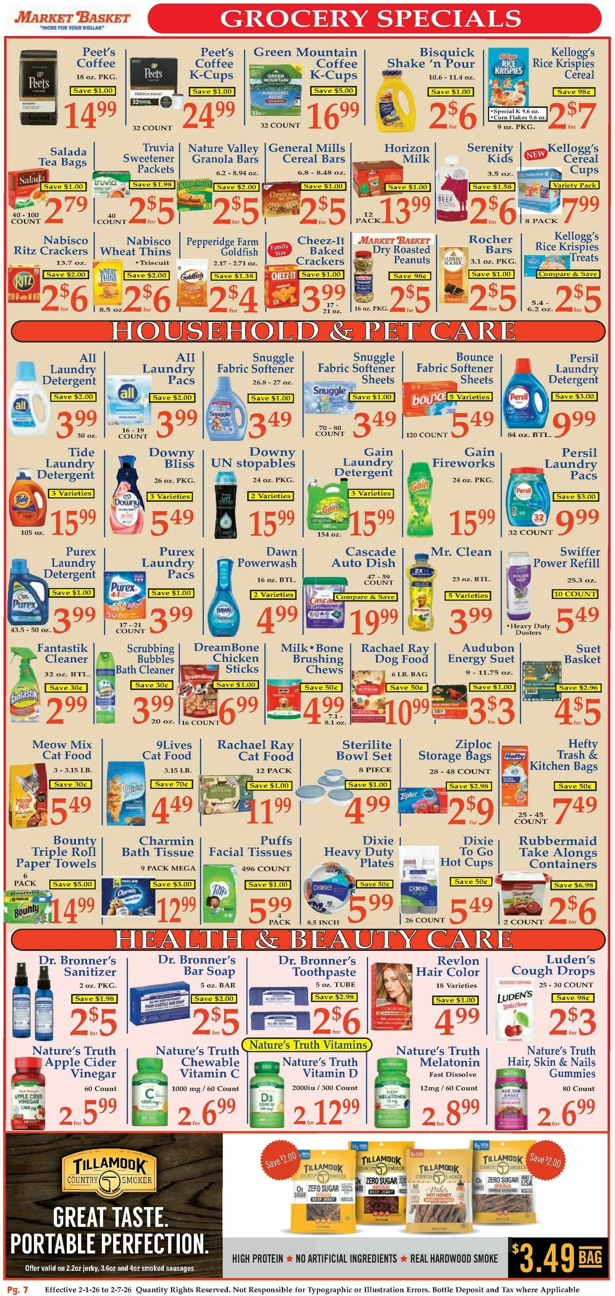 Market Basket Weekly Ad from February 1