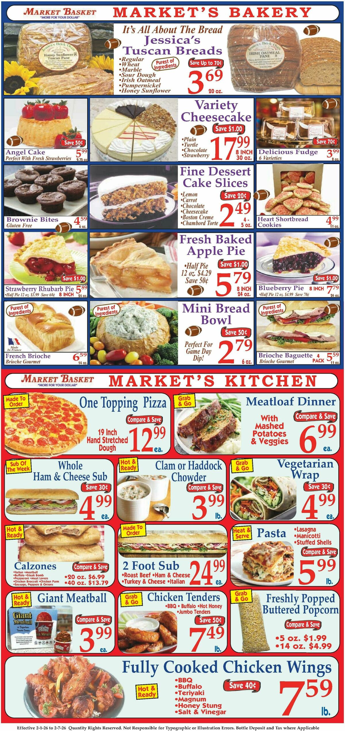 Market Basket Weekly Ad from February 1