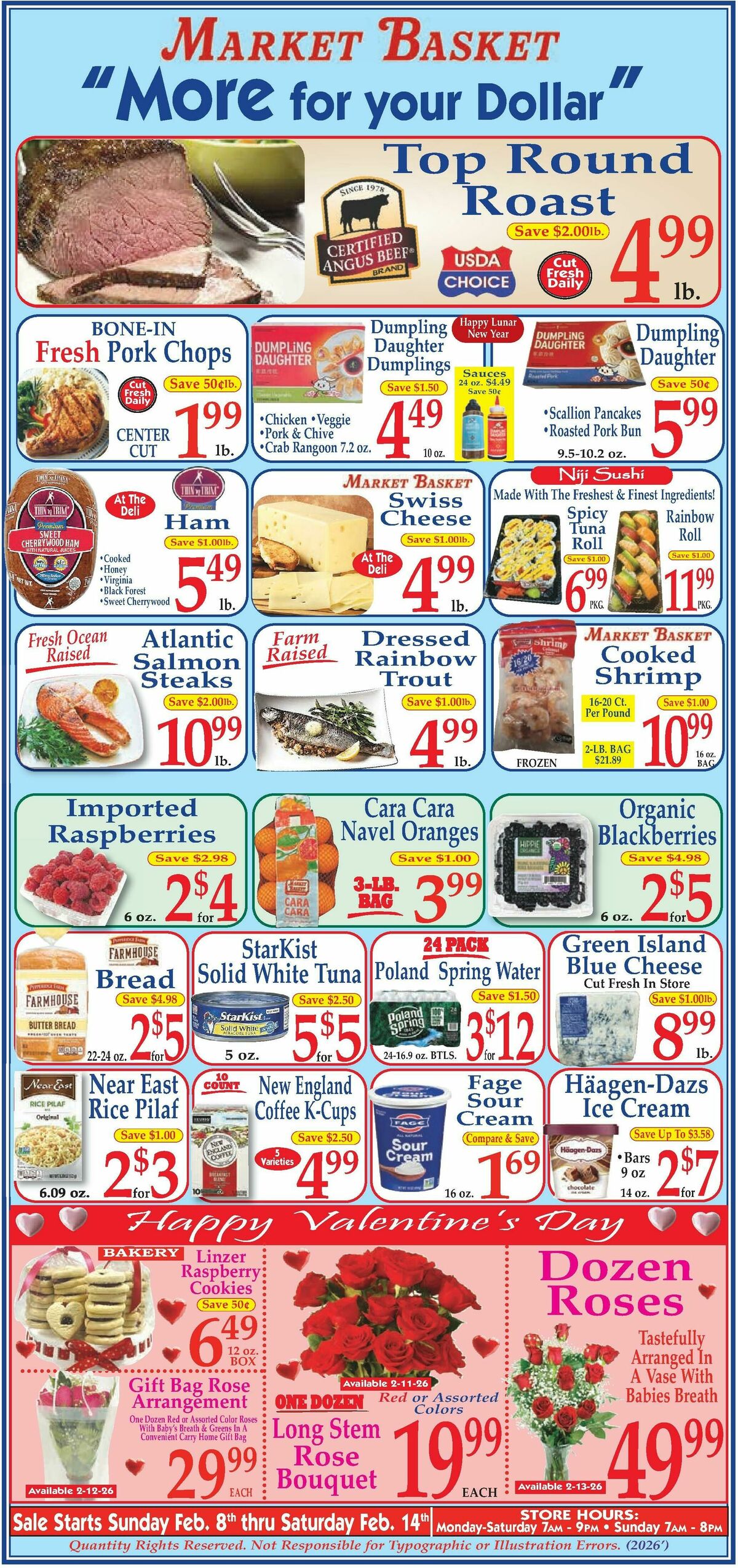 Market Basket Weekly Ad from February 8