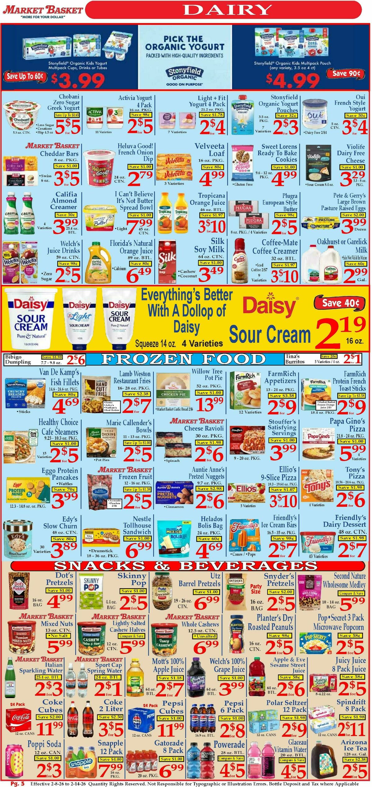 Market Basket Weekly Ad from February 8