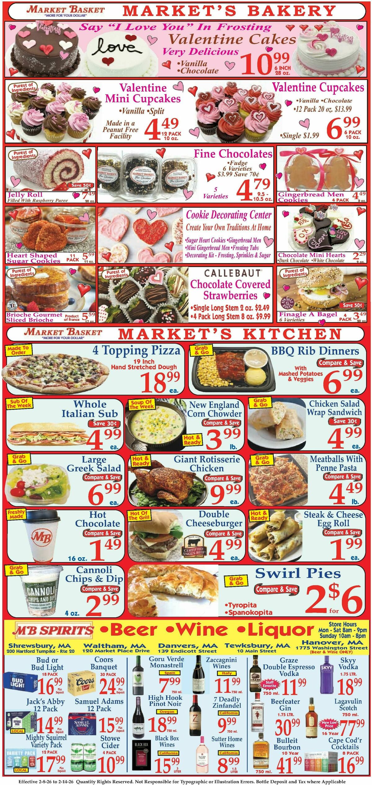 Market Basket Weekly Ad from February 8