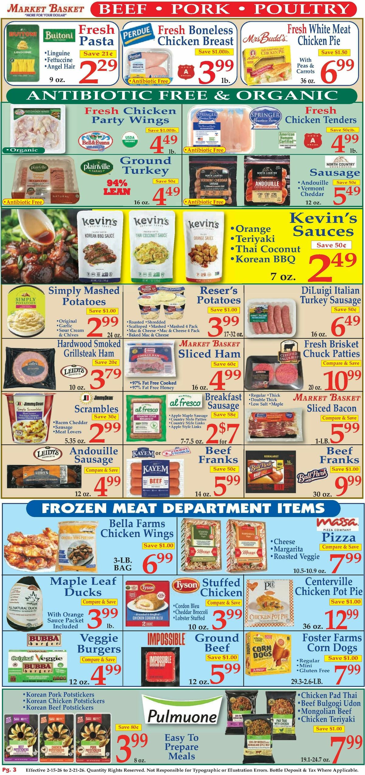 Market Basket Weekly Ad from February 15