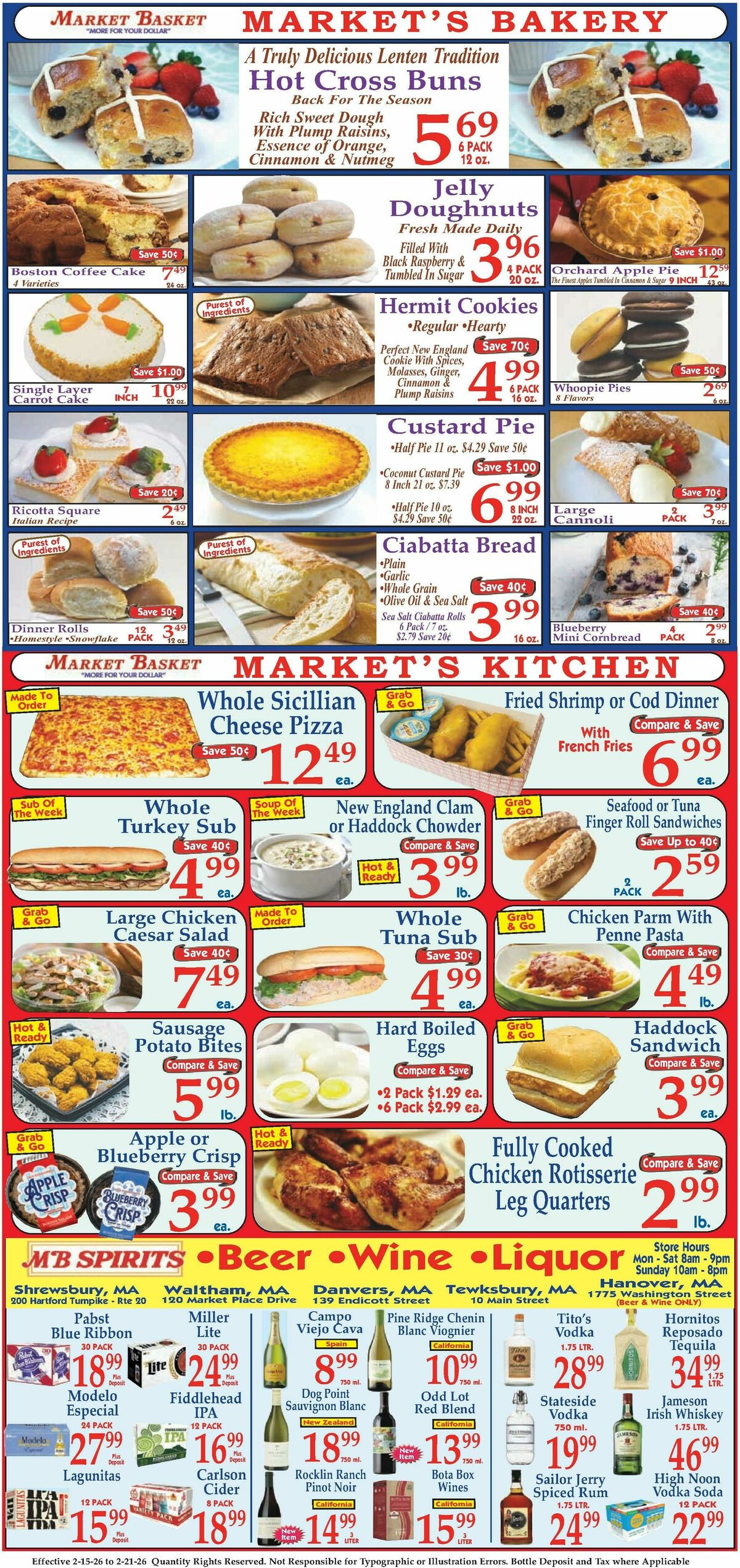 Market Basket Weekly Ad from February 15