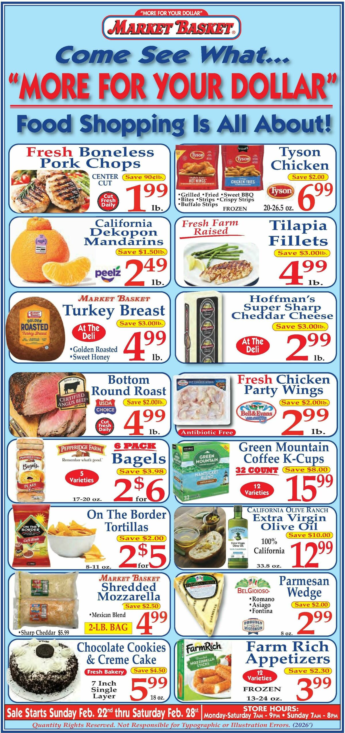 Market Basket Weekly Ad from February 22