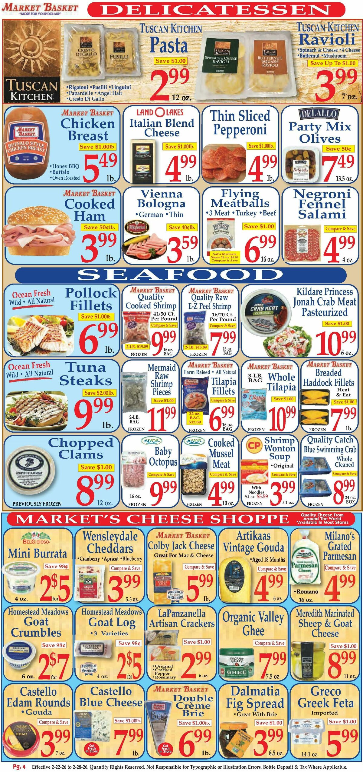 Market Basket Weekly Ad from February 22