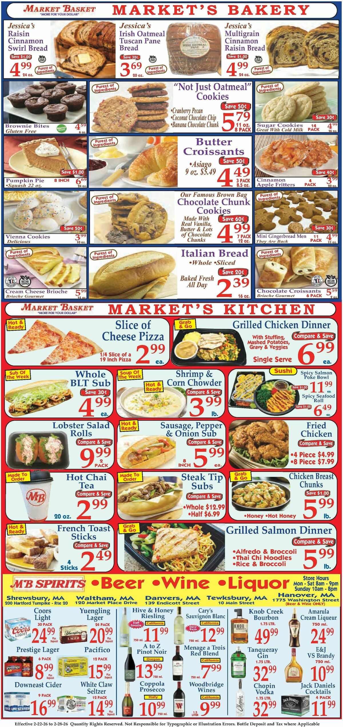 Market Basket Weekly Ad from February 22