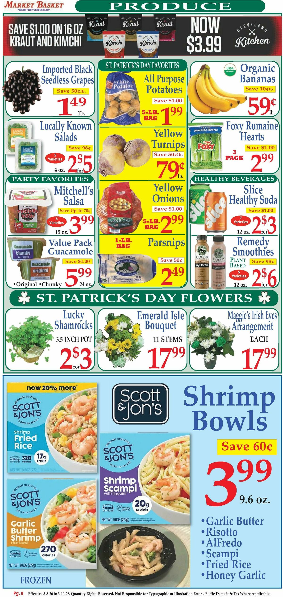 Market Basket Weekly Ad from March 8