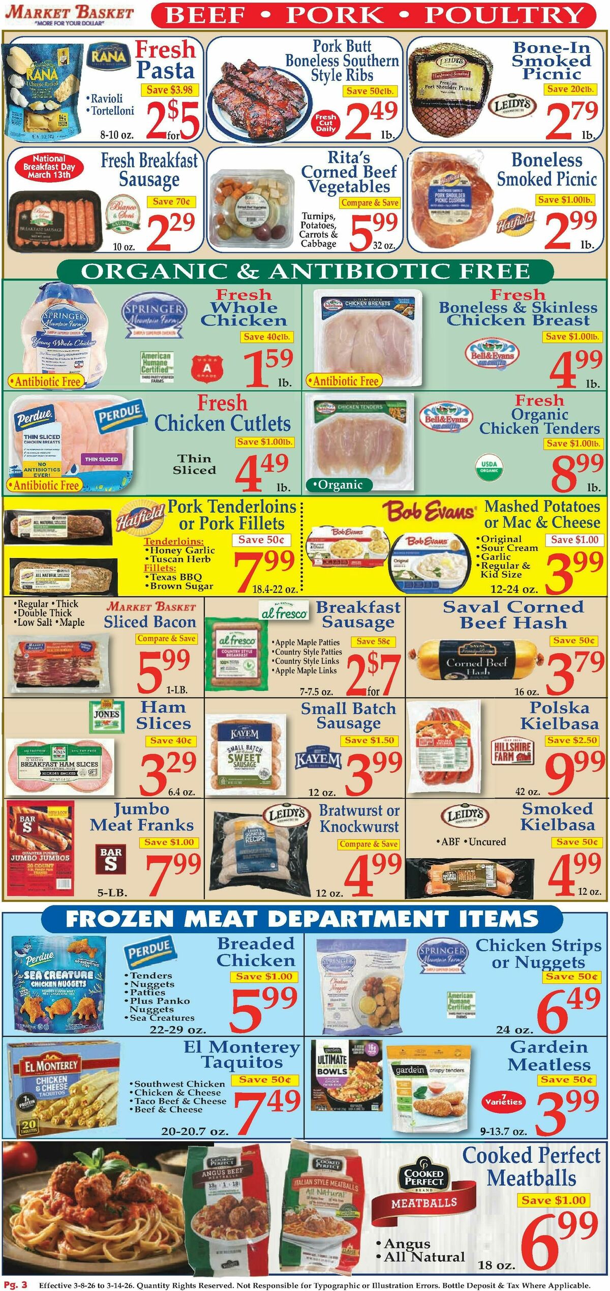 Market Basket Weekly Ad from March 8