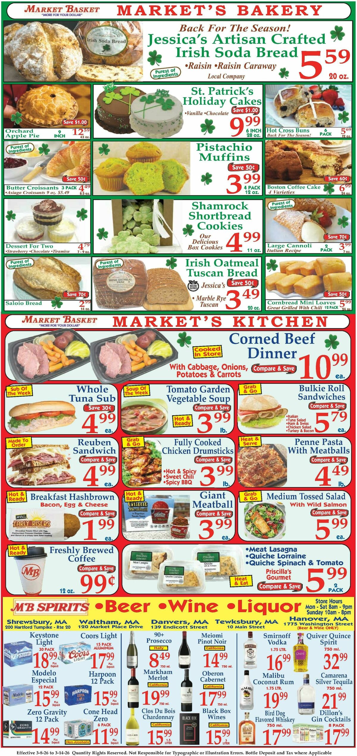 Market Basket Weekly Ad from March 8