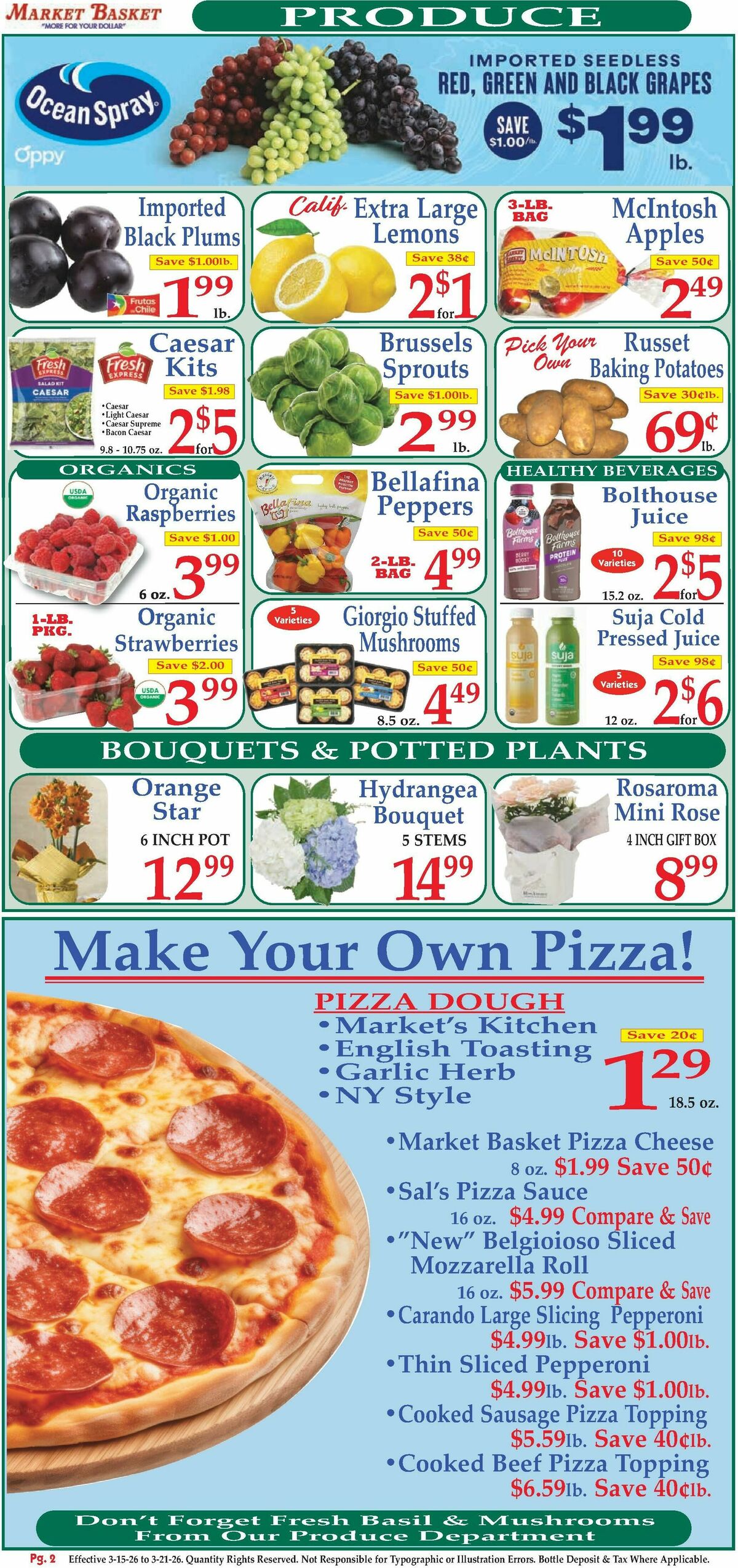 Market Basket Weekly Ad from March 15