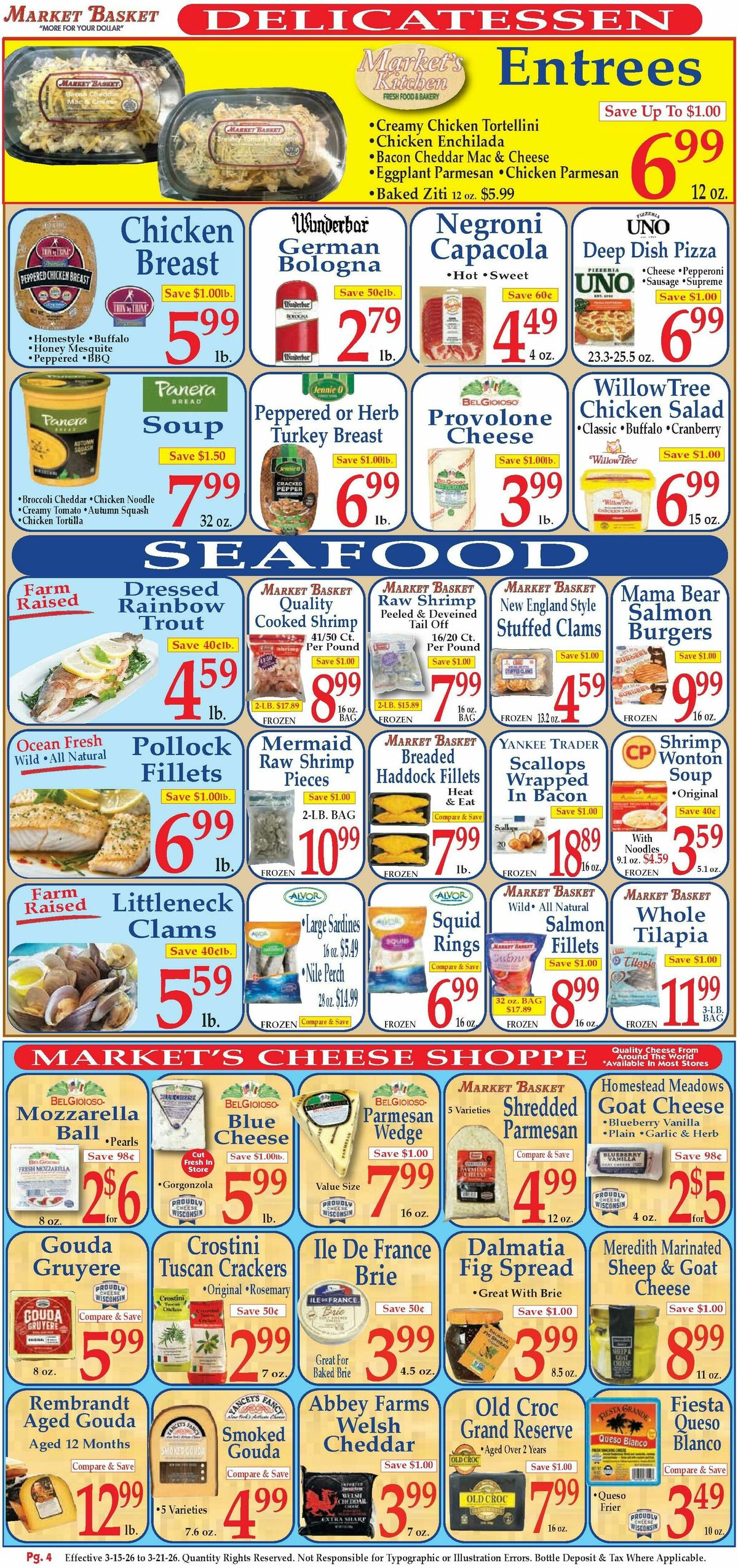 Market Basket Weekly Ad from March 15