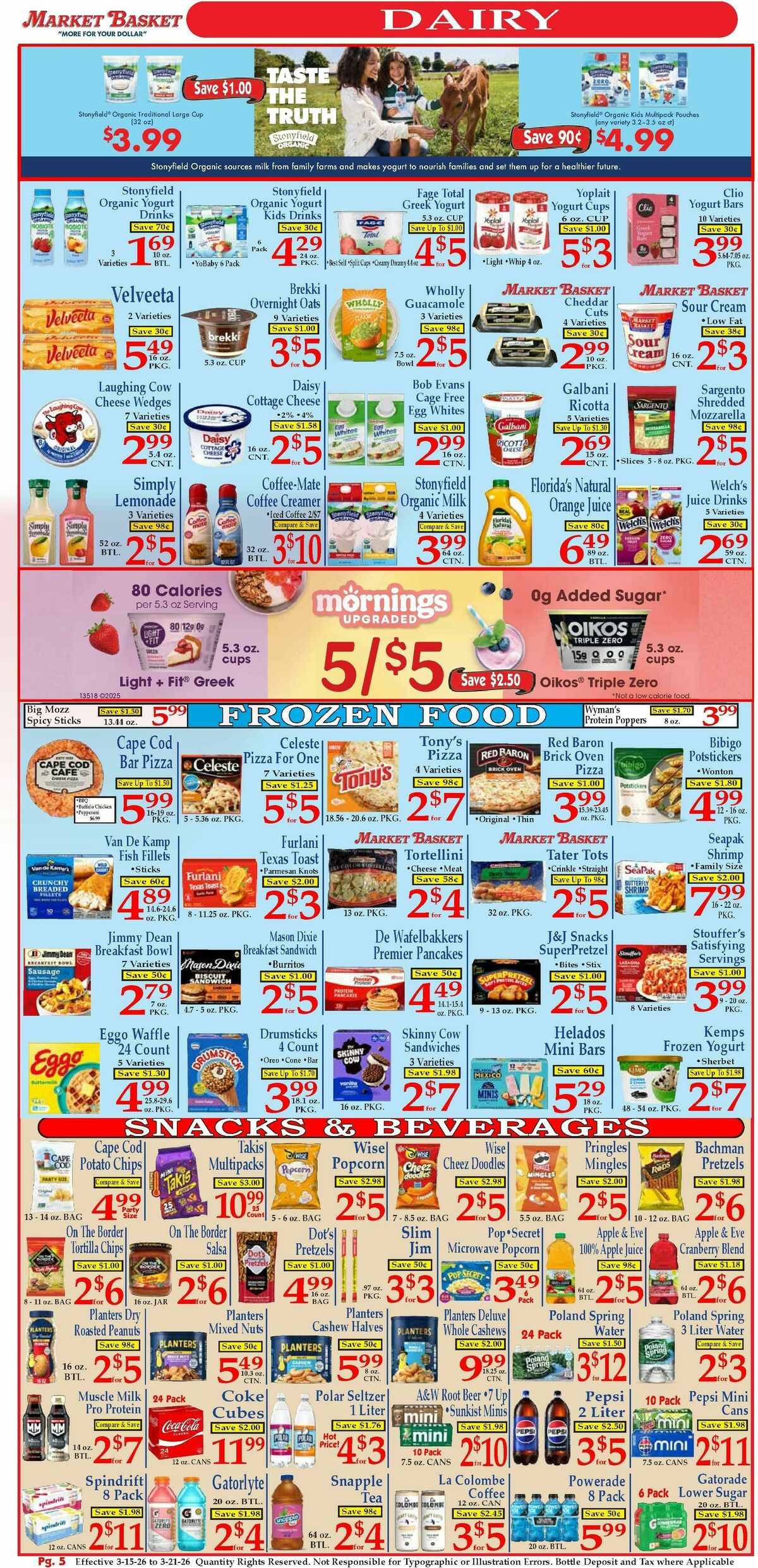 Market Basket Weekly Ad from March 15