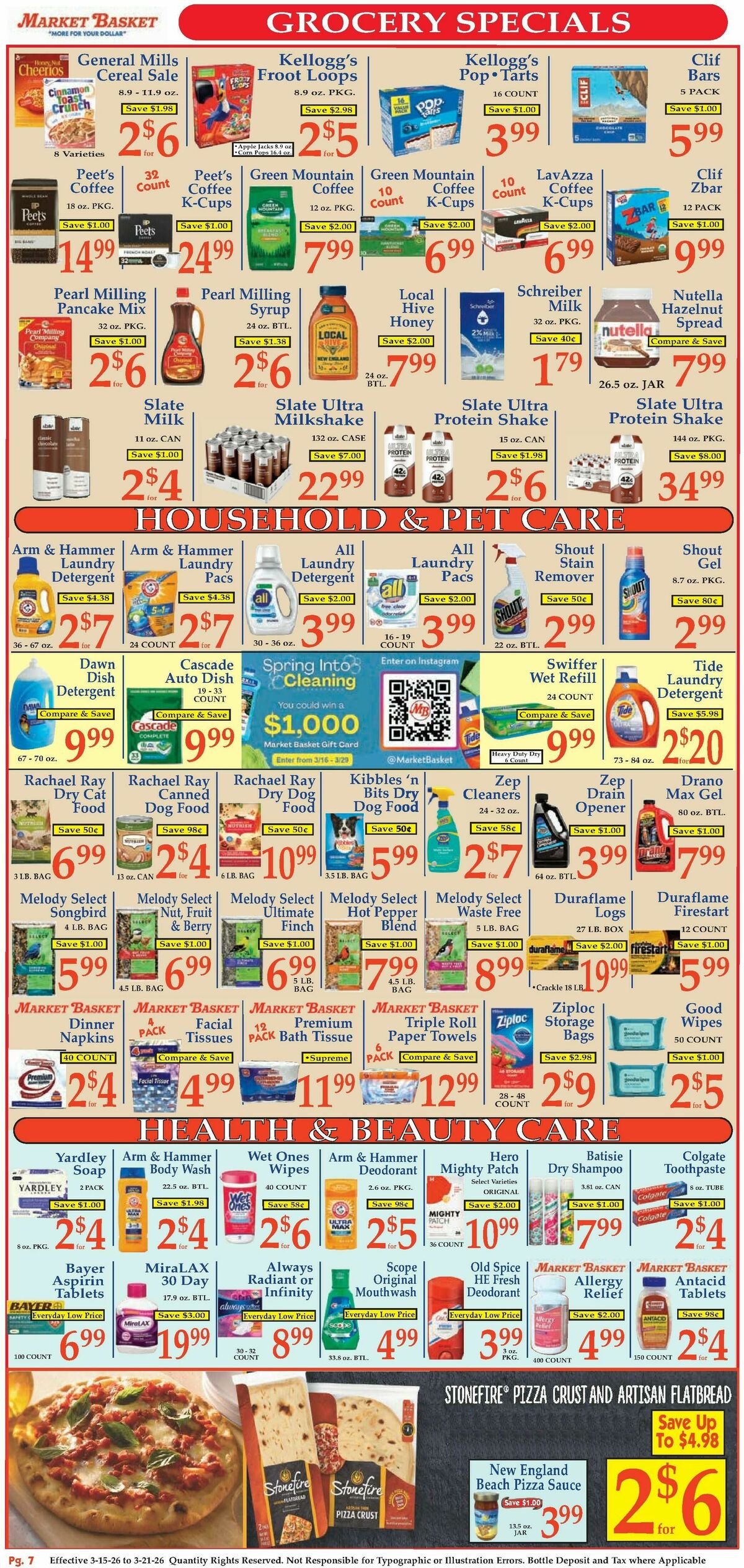 Market Basket Weekly Ad from March 15