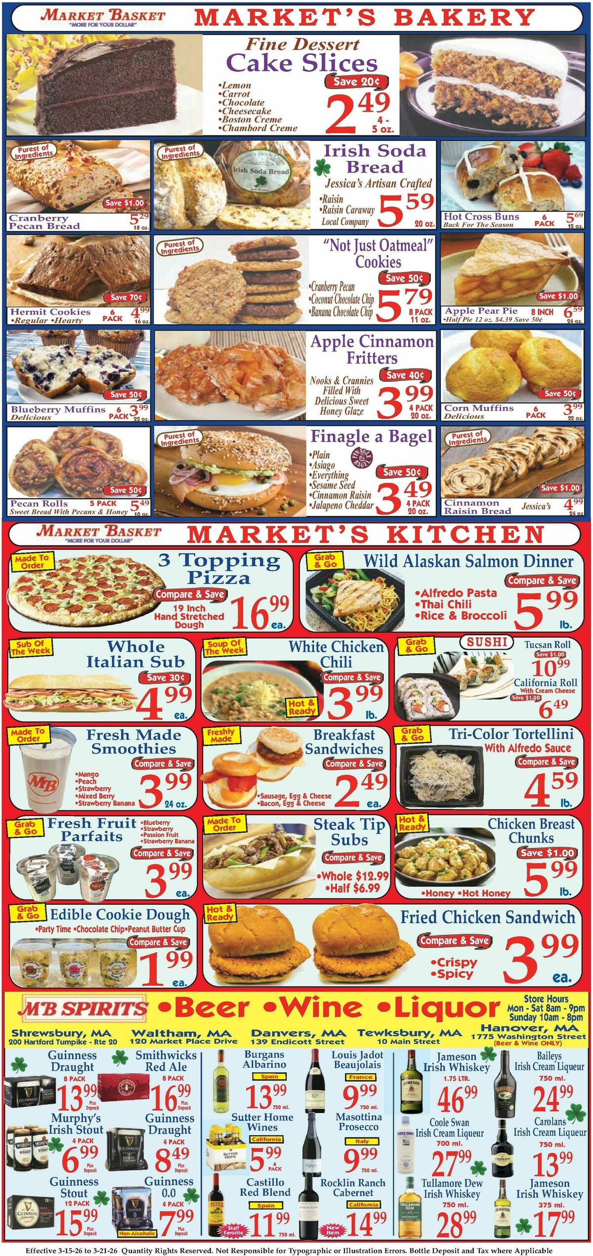Market Basket Weekly Ad from March 15