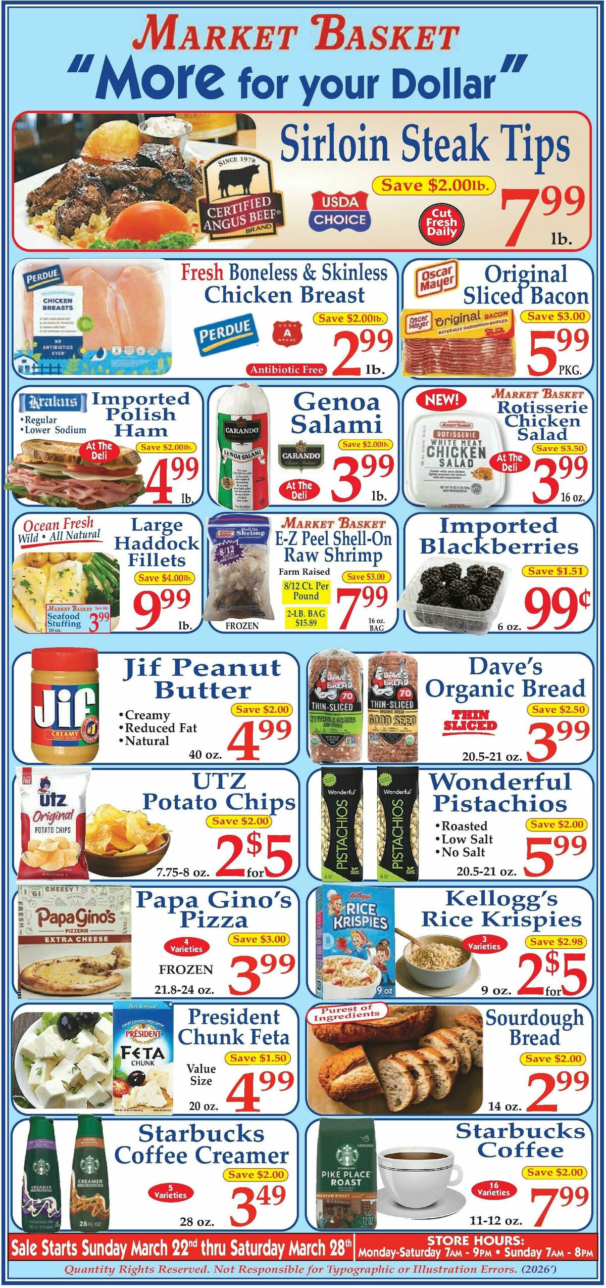 Market Basket Weekly Ad from March 22