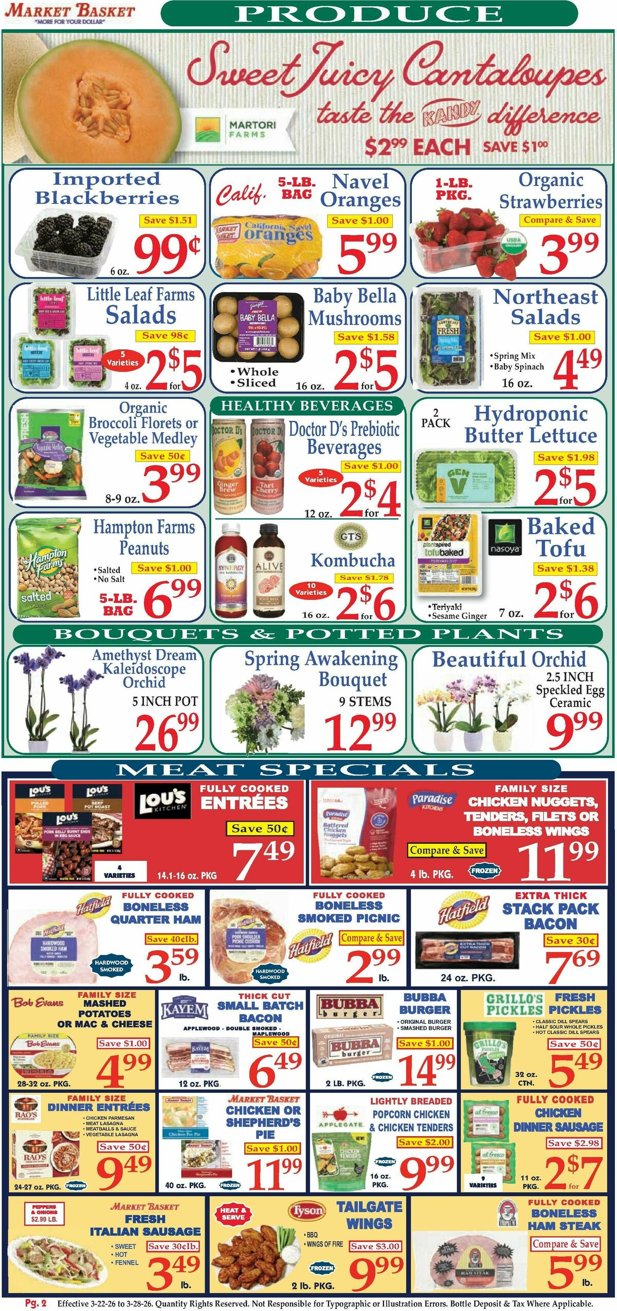 Market Basket Weekly Ad from March 22