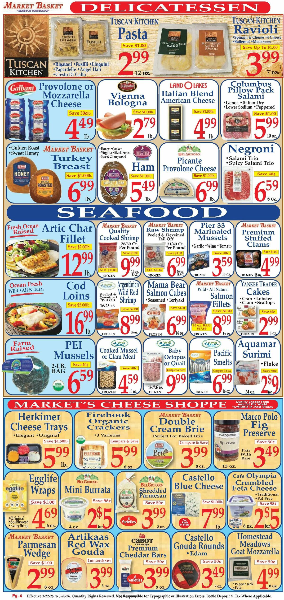 Market Basket Weekly Ad from March 22