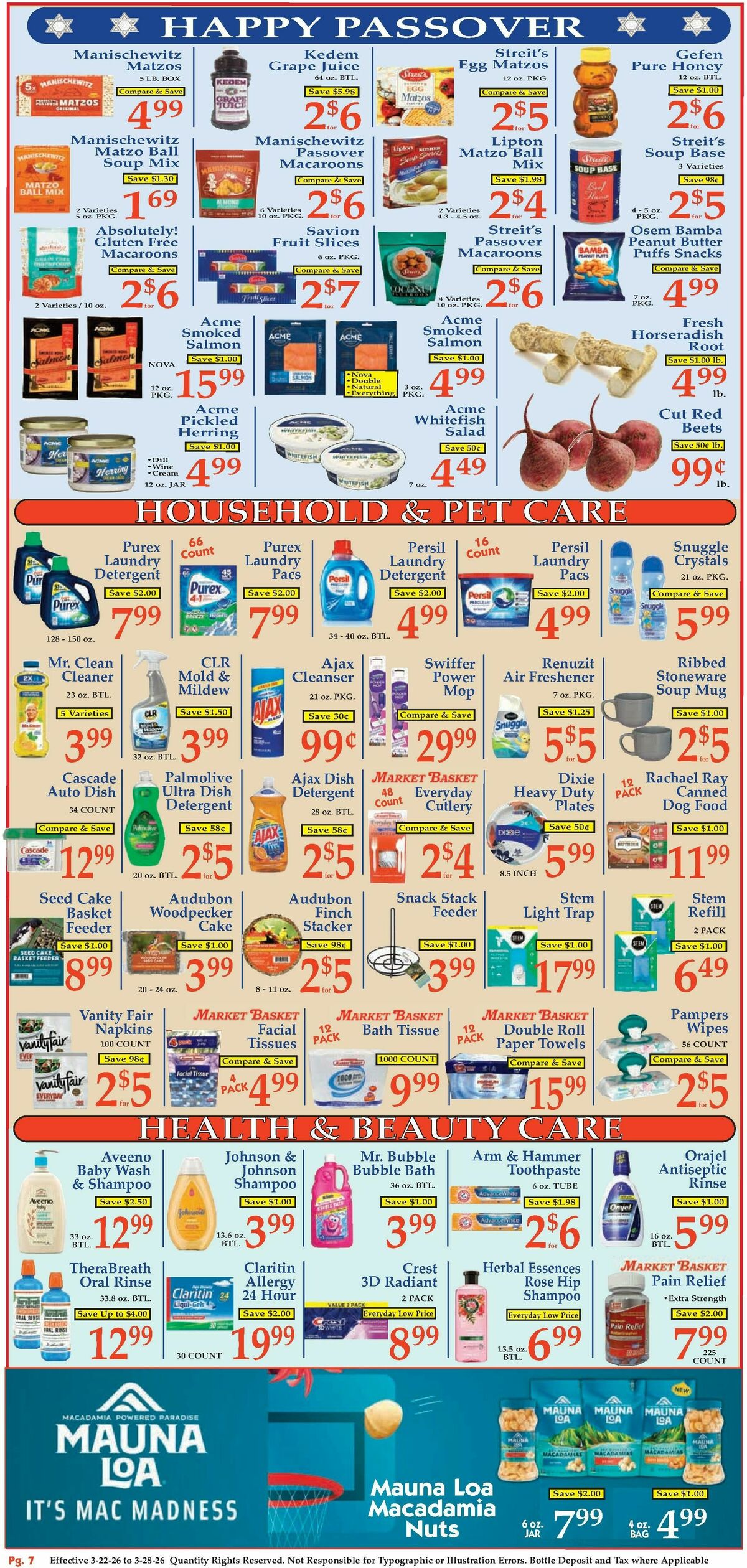 Market Basket Weekly Ad from March 22