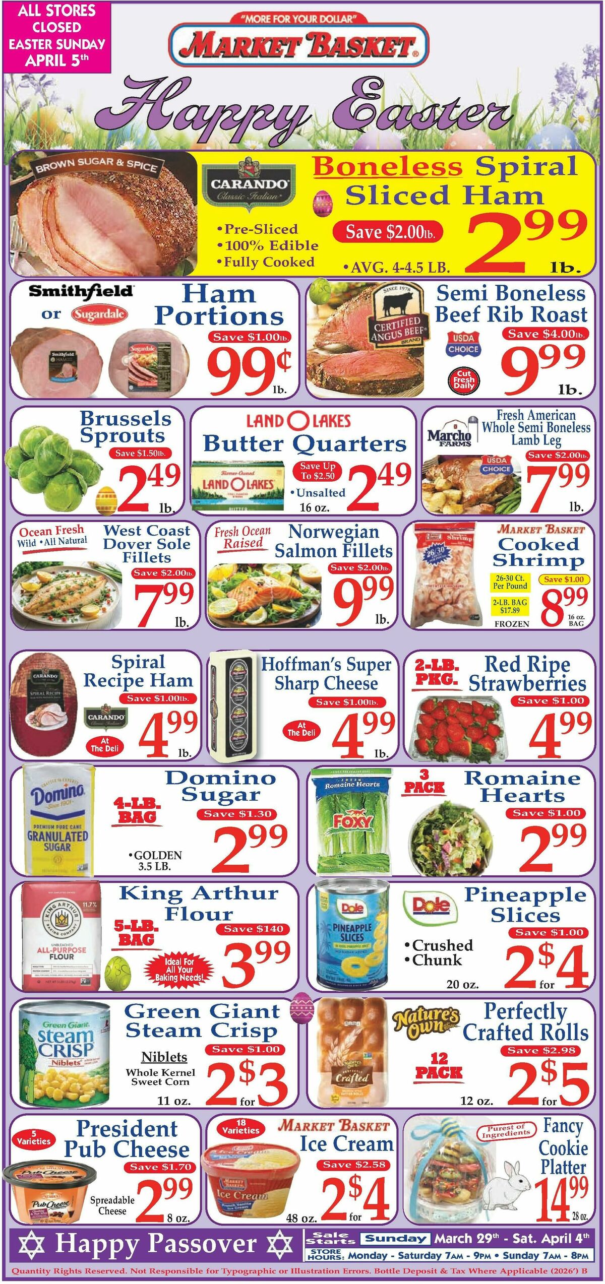 Market Basket Weekly Ad from March 29