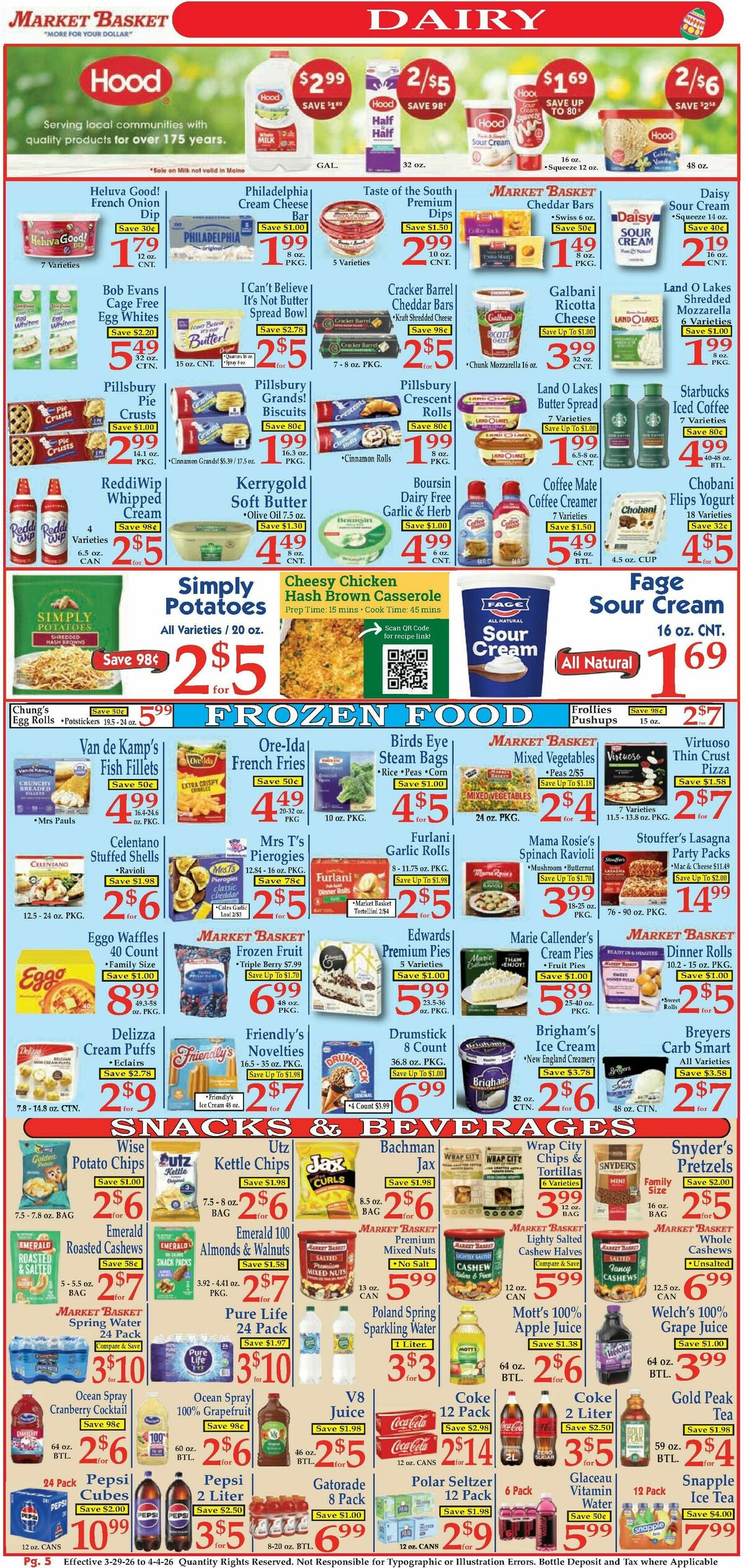 Market Basket Weekly Ad from March 29