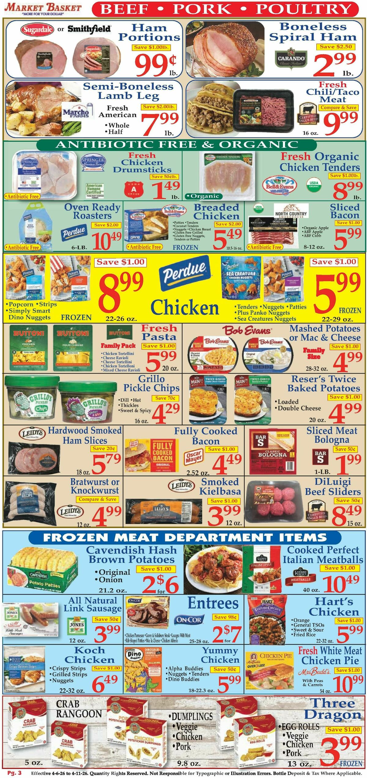 Market Basket Weekly Ad from April 6